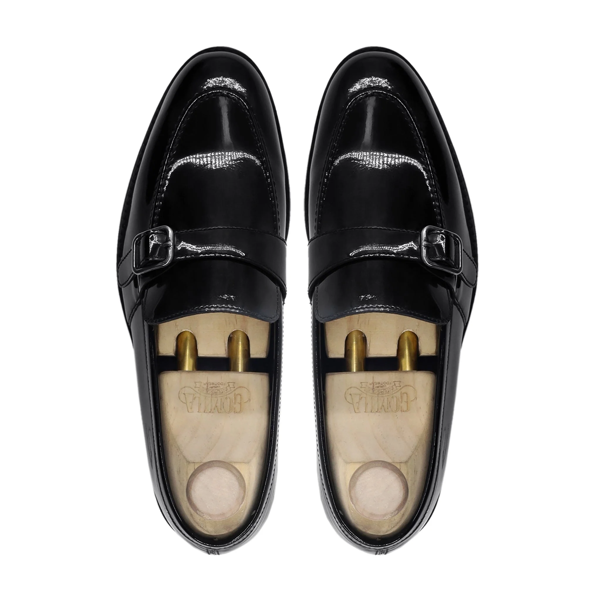 Albin - Men's Black Patent Leather Loafer - Image 3