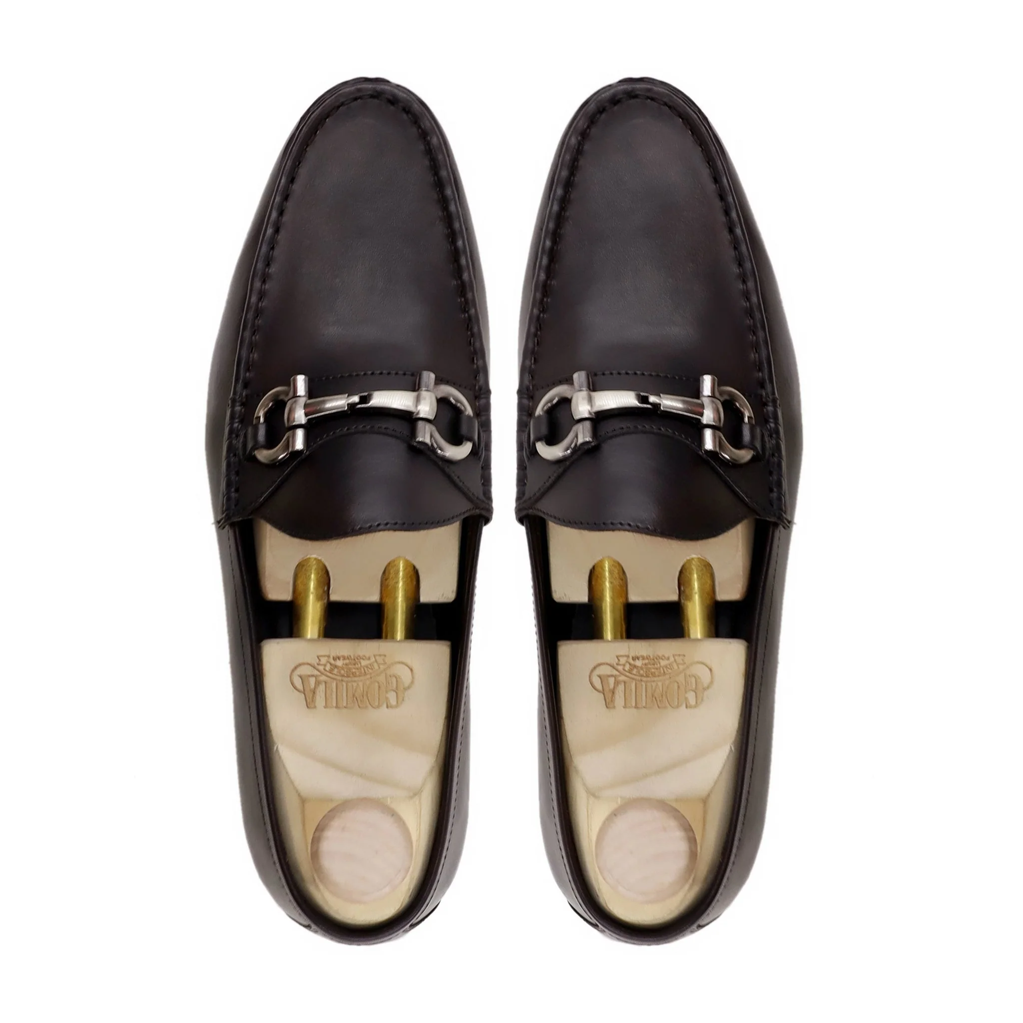 Aric - Men's Dark Brown Calf Leather Loafer - Image 3