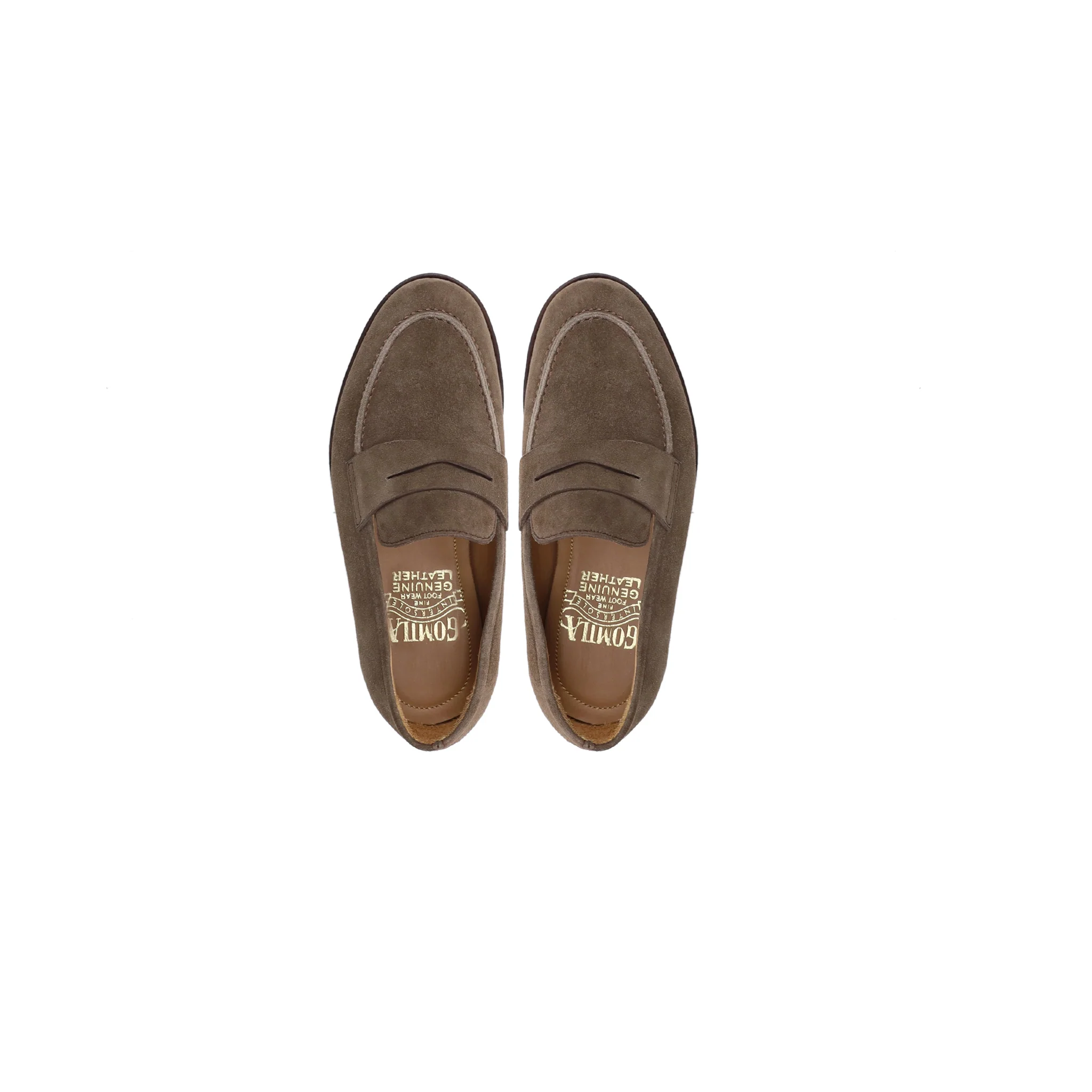 Arlis - Kid's Brown Kid Suede Loafer (5-12 Year's Old) - Image 3