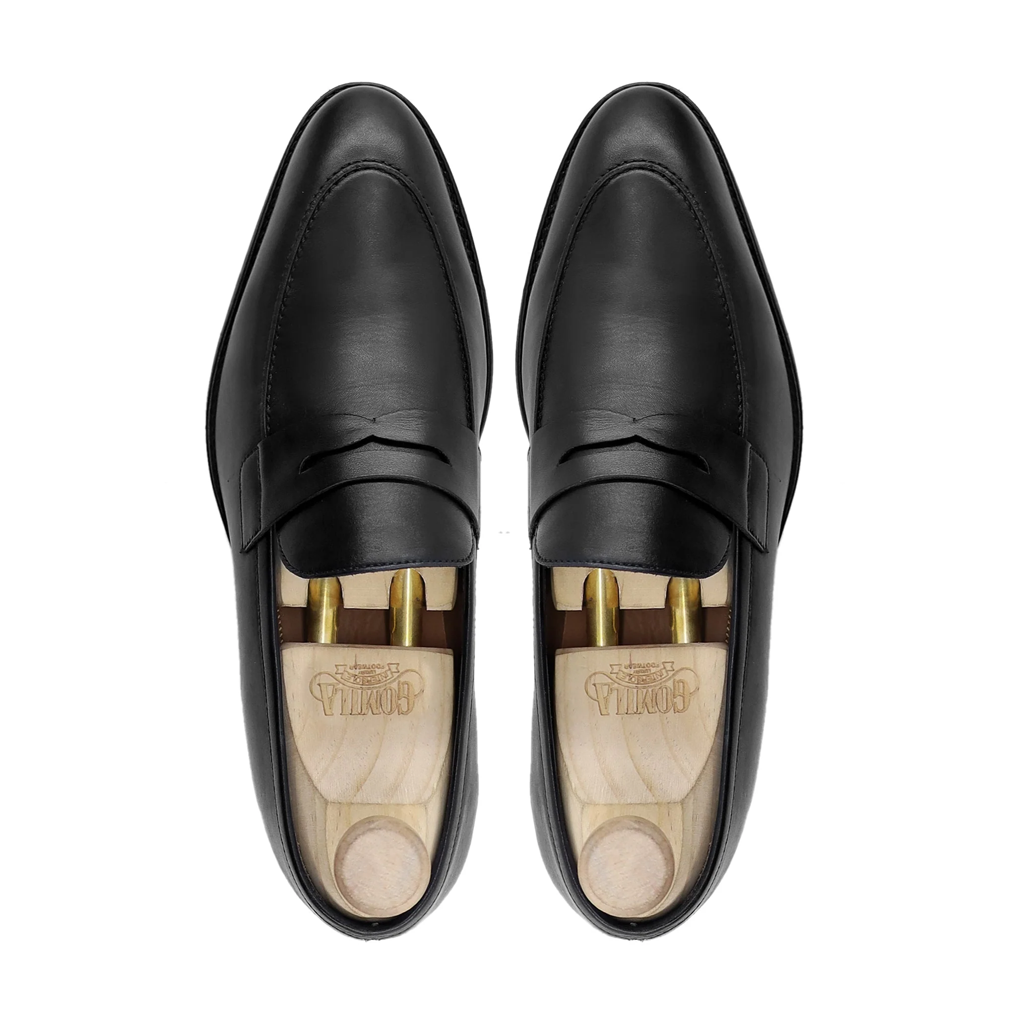 Arllen - Men's Black Calf Leather Loafer - Image 3