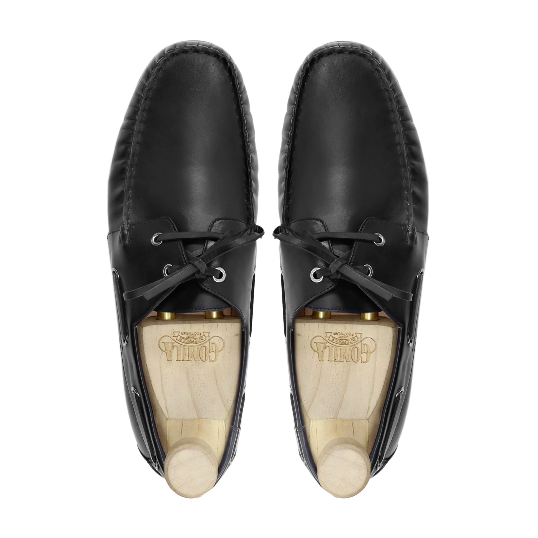 Audley - Men's Black Calf Leather Derby Shoe - Image 3