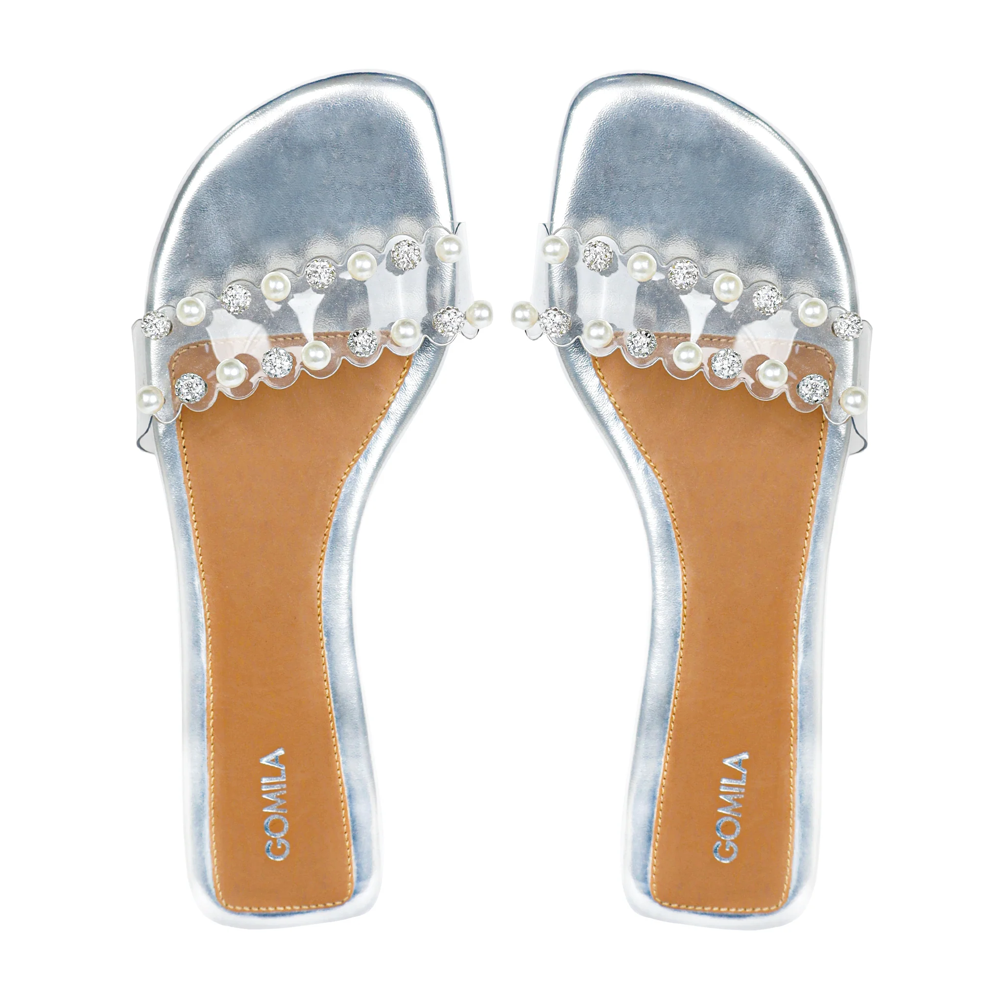 Aurelia - Women's Silver Slipper - Image 3