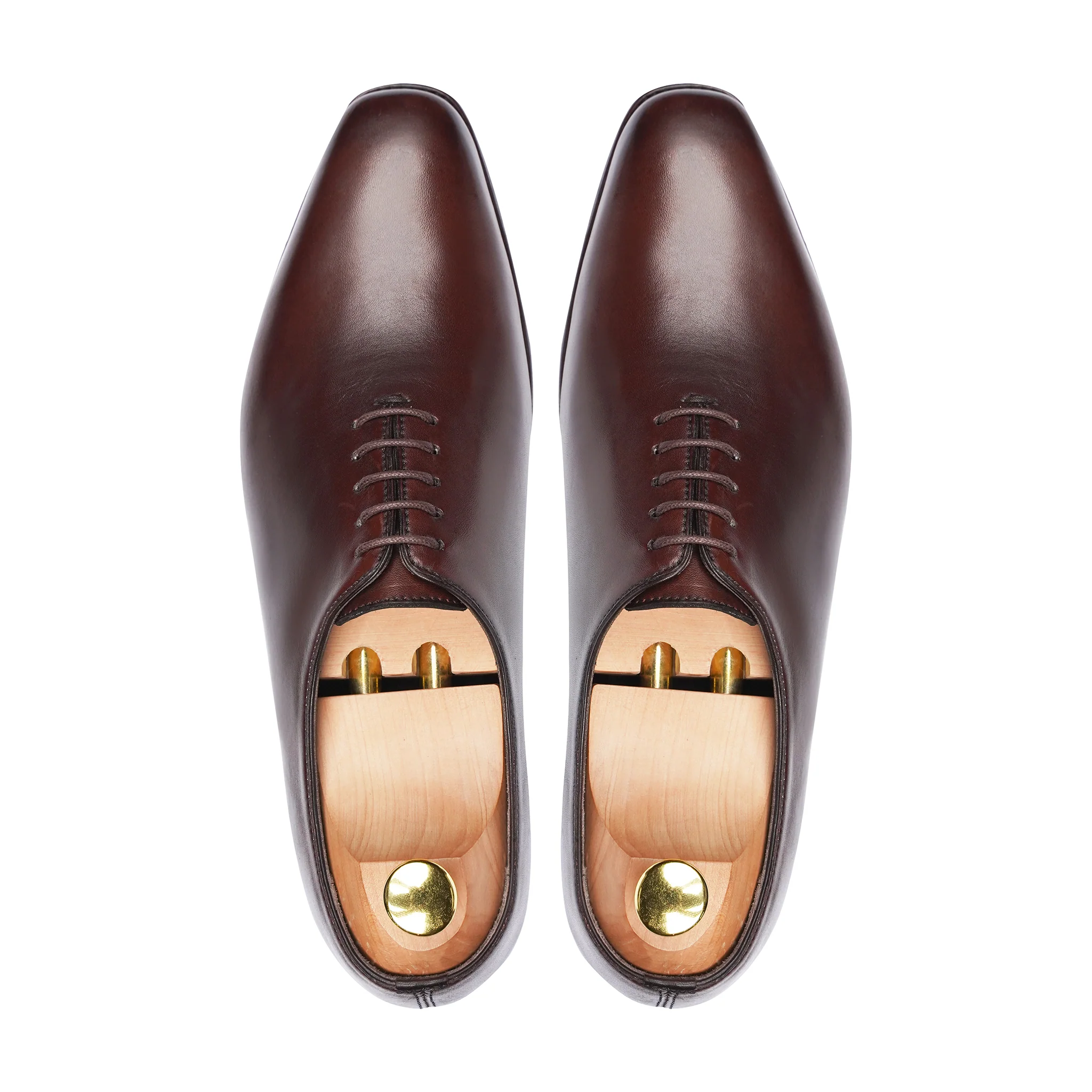 Chicky - Men's Dark Brown Calf Leather Wholecut Shoe - Image 3