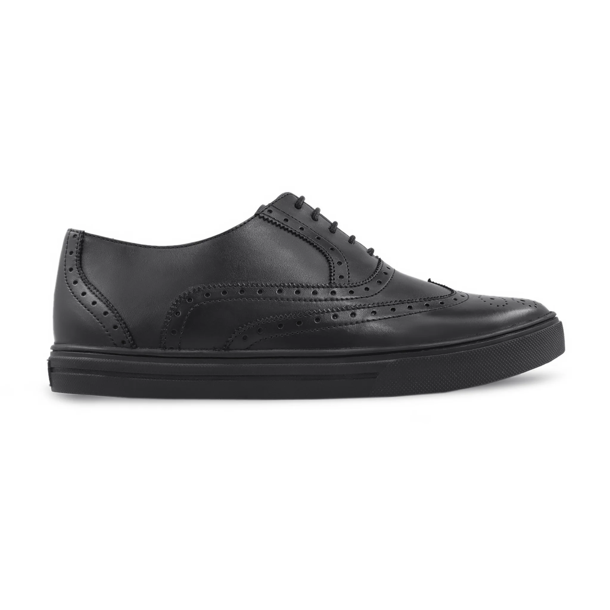 Ayla - Men's Blacked Calf Leather Jogger - Image 2