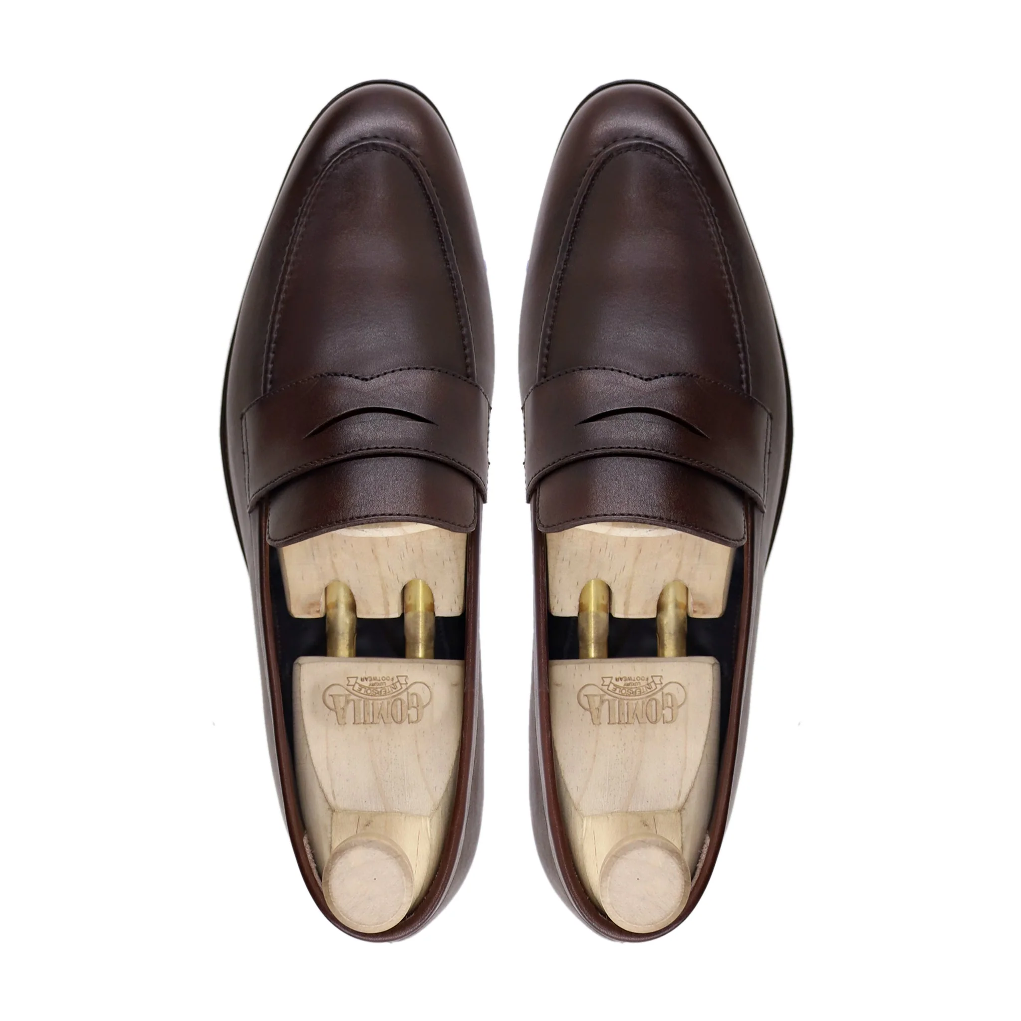 Beasly - Men's Dark Brown Calf Leather Loafer - Image 3