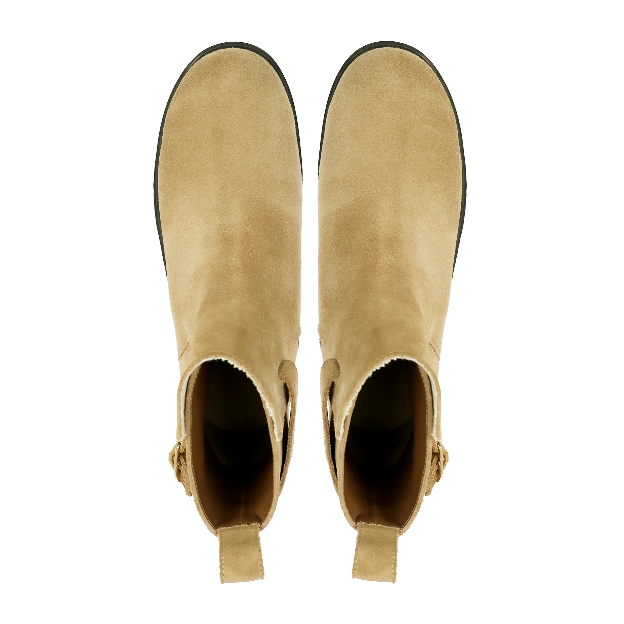Belgravia - Men's Camel Split Suede Jodhpur Boot - Image 3