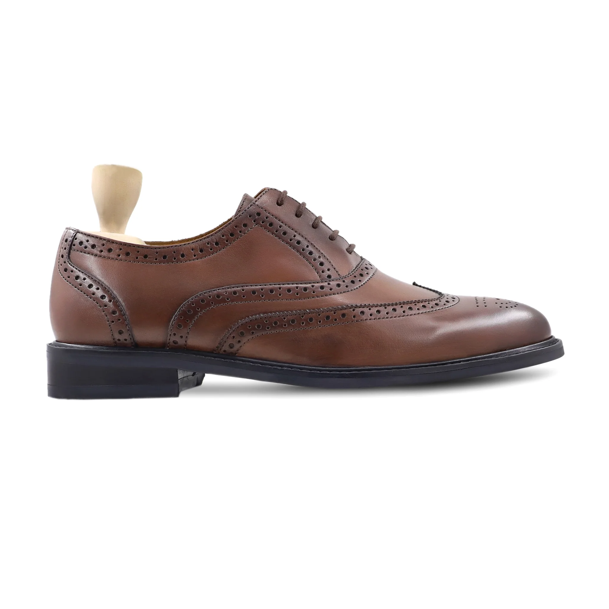 Bizarro - Men's Brown Calf Leather Oxford Shoe - Image 2