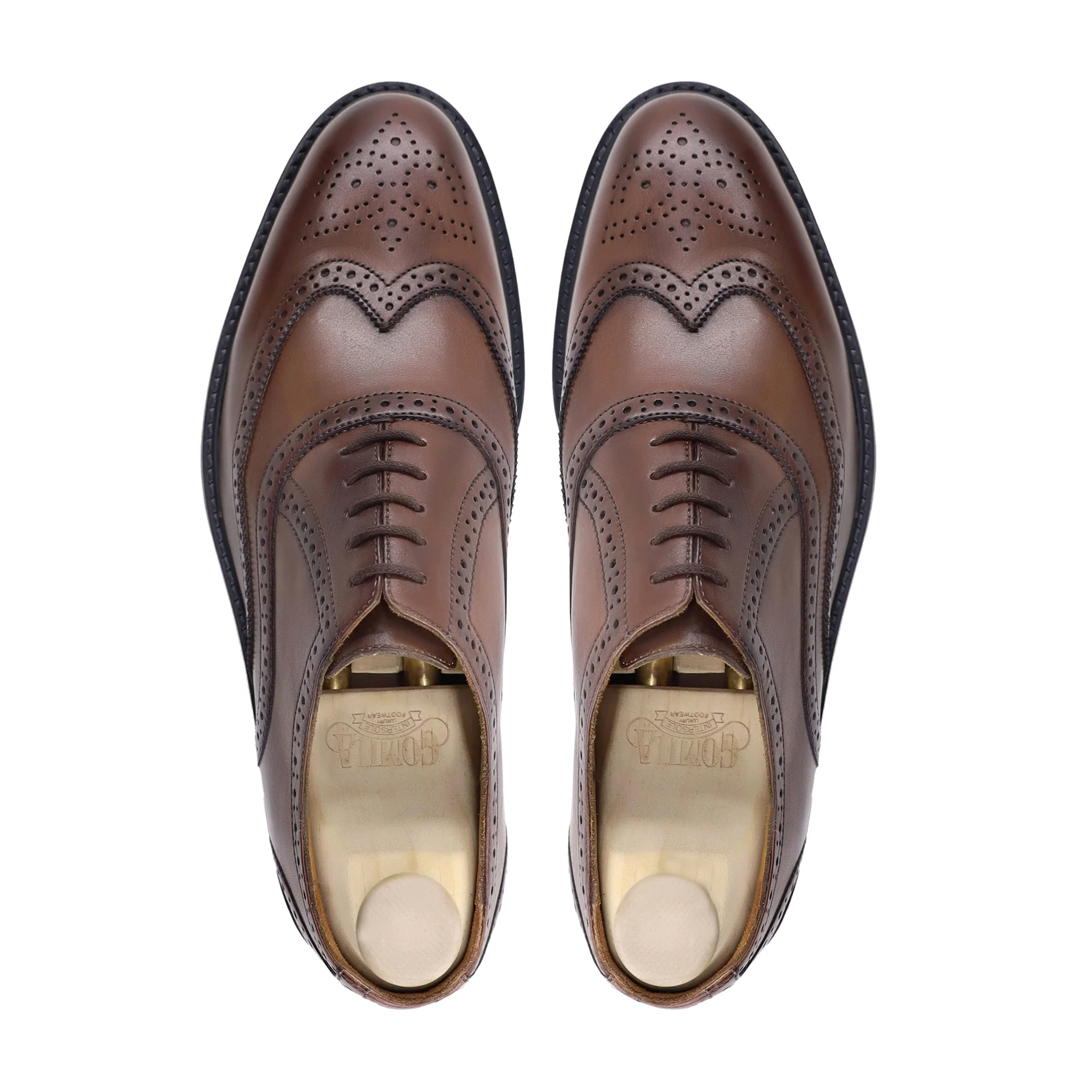 Bizarro - Men's Brown Calf Leather Oxford Shoe - Image 3
