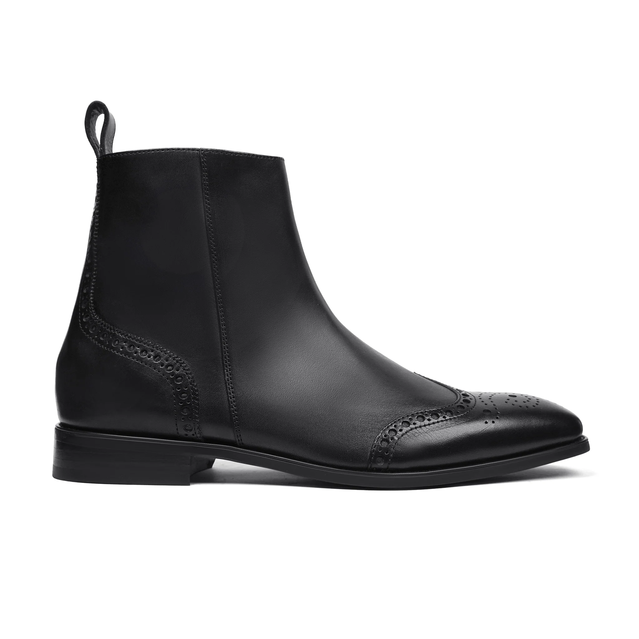 Miyako - Men's Black Calf Leather Chelsea Boot - Image 2