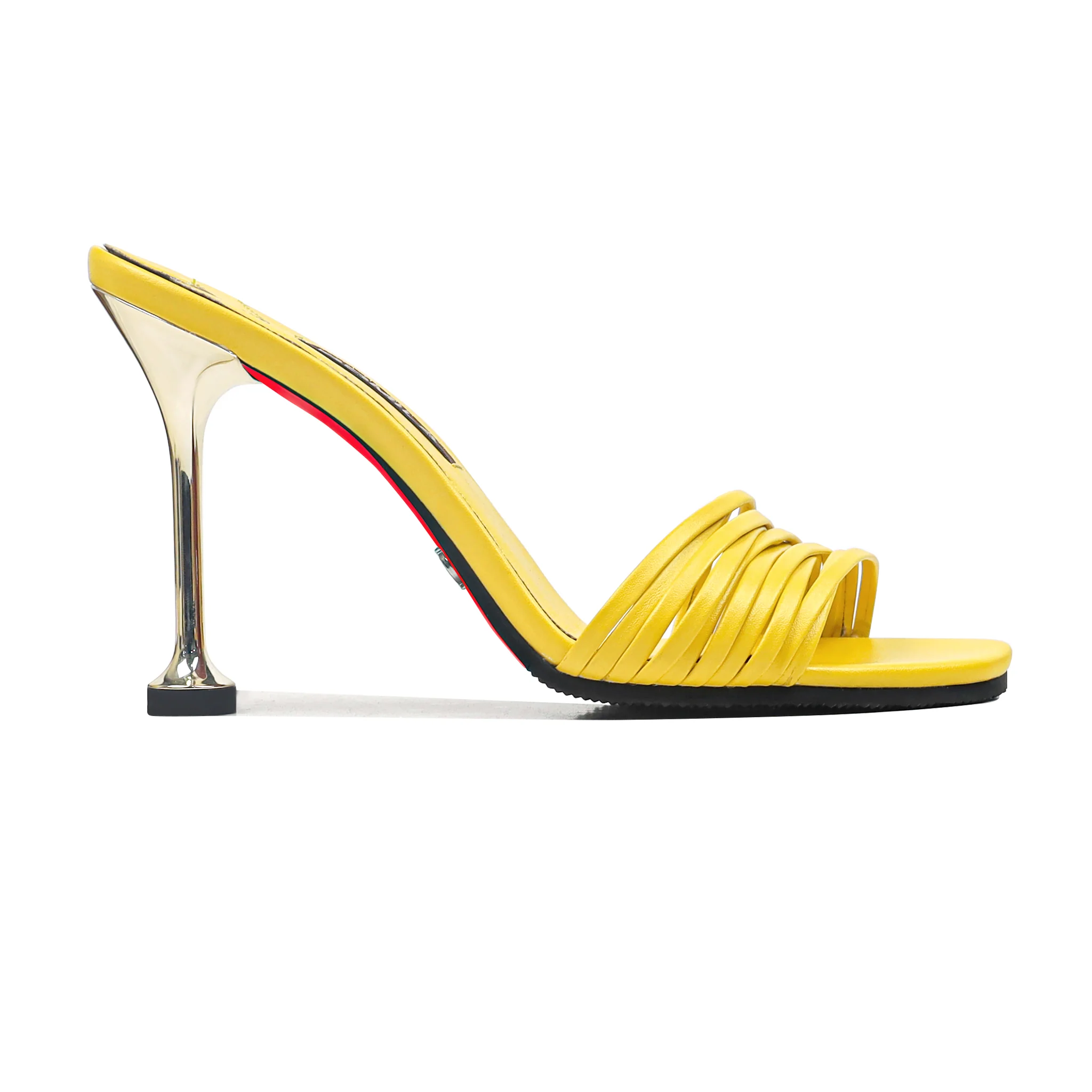 Bliss - Women's Yellow Heels - Image 2