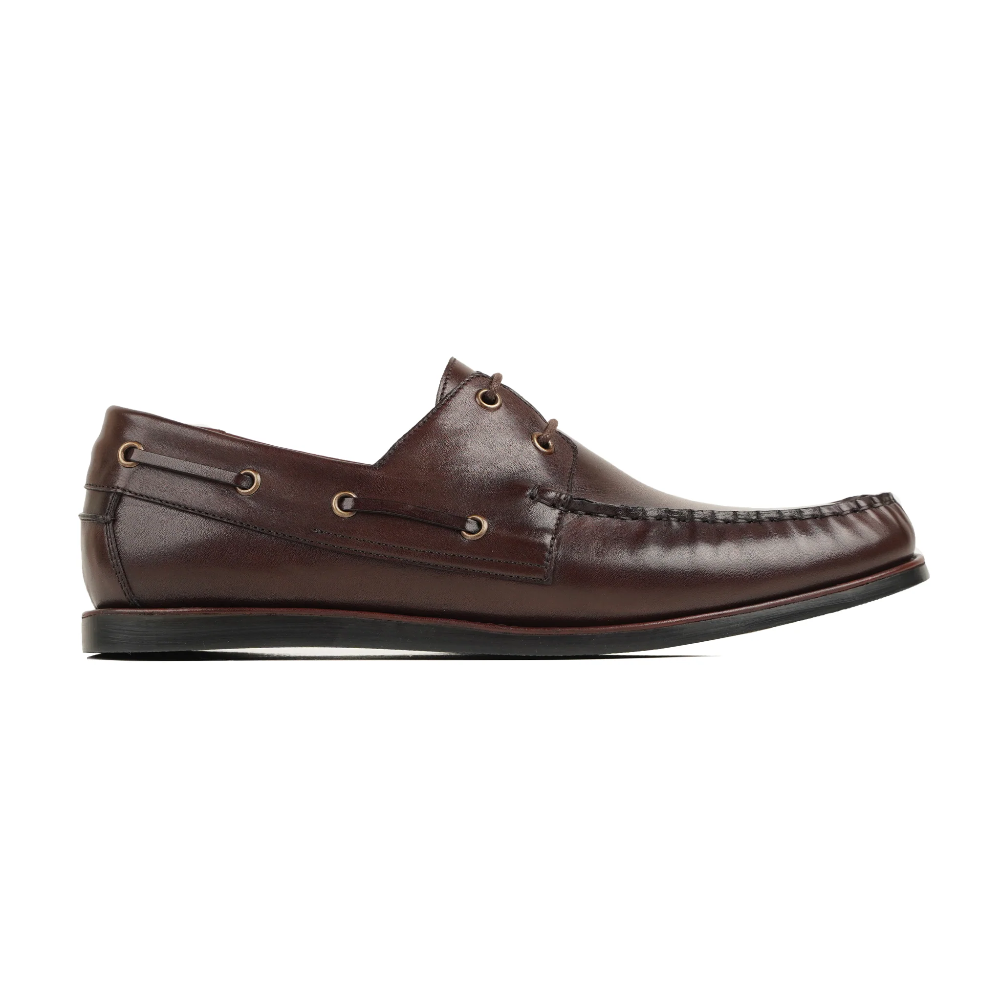 Tawran - Men's Brown Calf Leather Derby Shoe - Image 2
