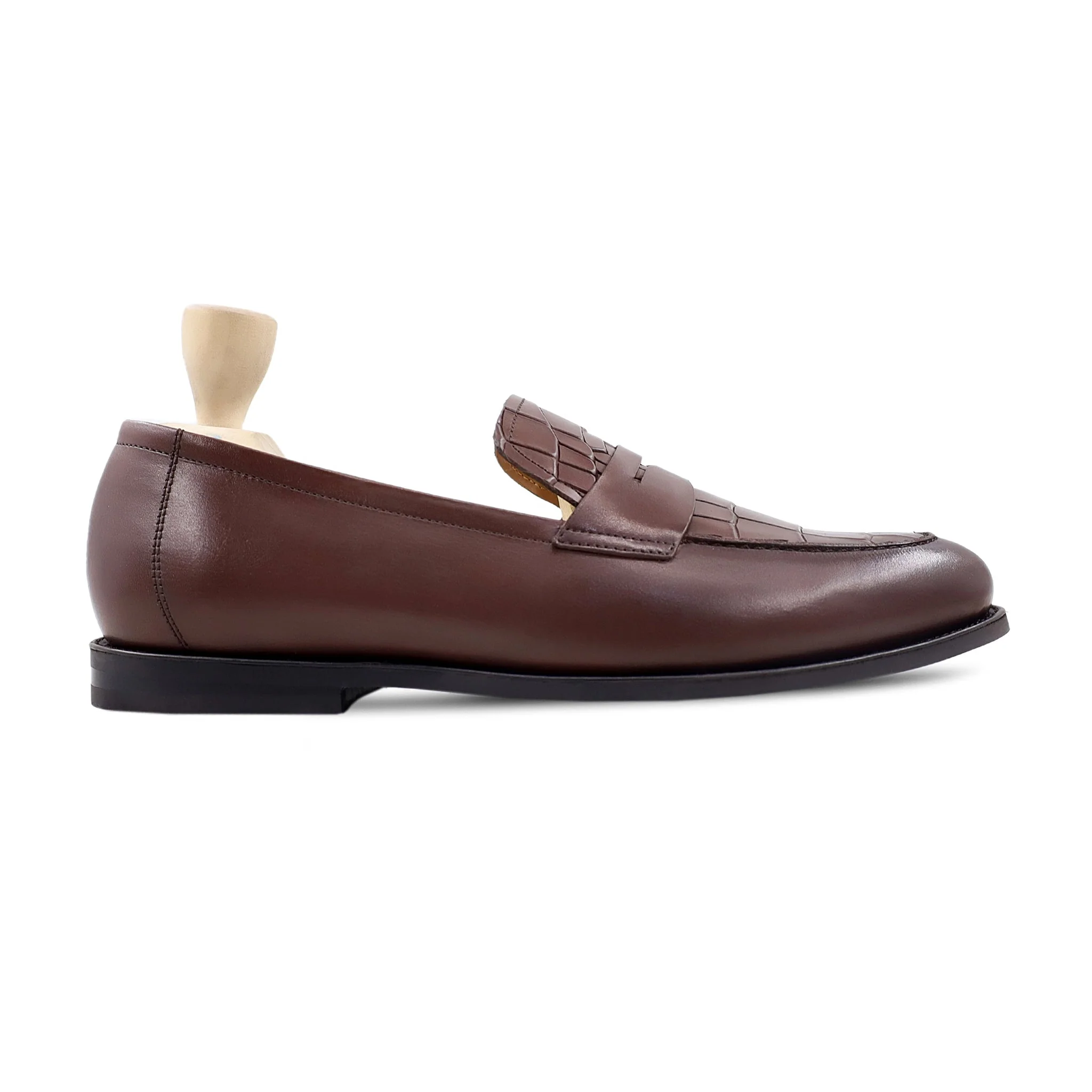 Breeze - Men's Congo Brown Calf Leather Loafer - Image 2