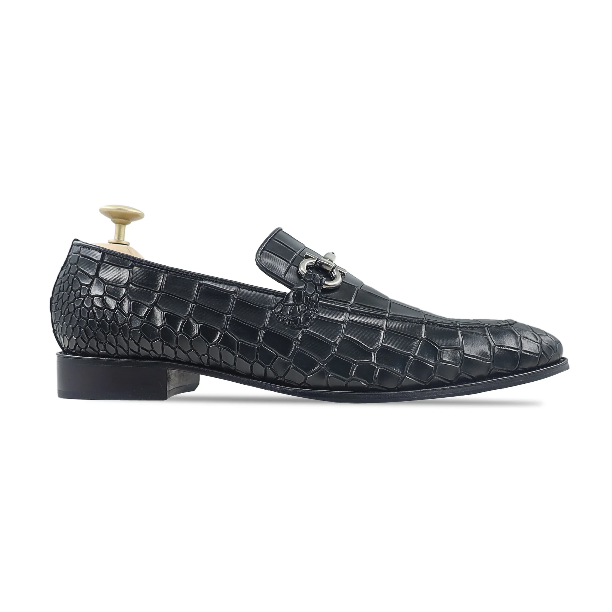 Cori - Men's Black Calf Leather Loafer - Image 2