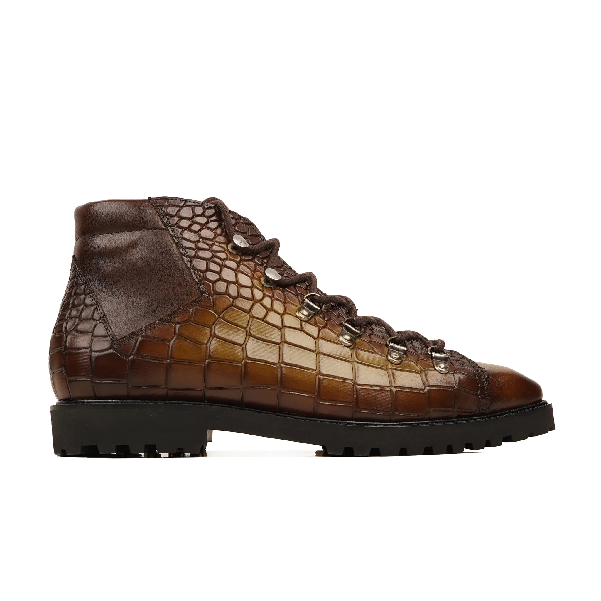 Capster - Men's Burnished Green Patina Calf Leather Boot - Image 2