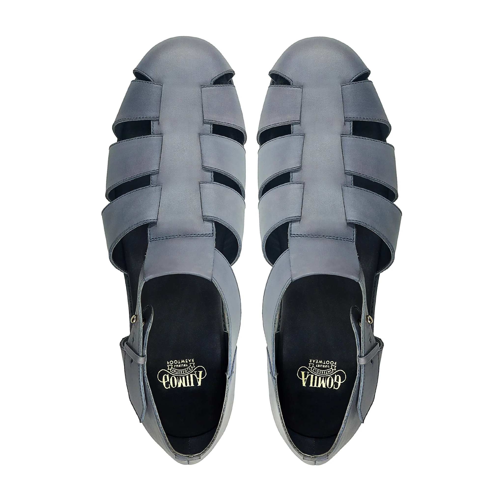 Carly - Men's Purple Calf Leather Sandal - Image 3