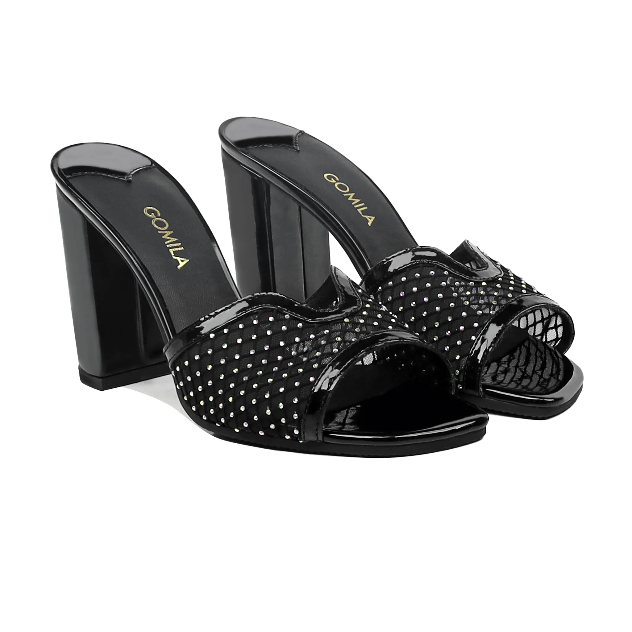 Celvia - Women's Black Heels