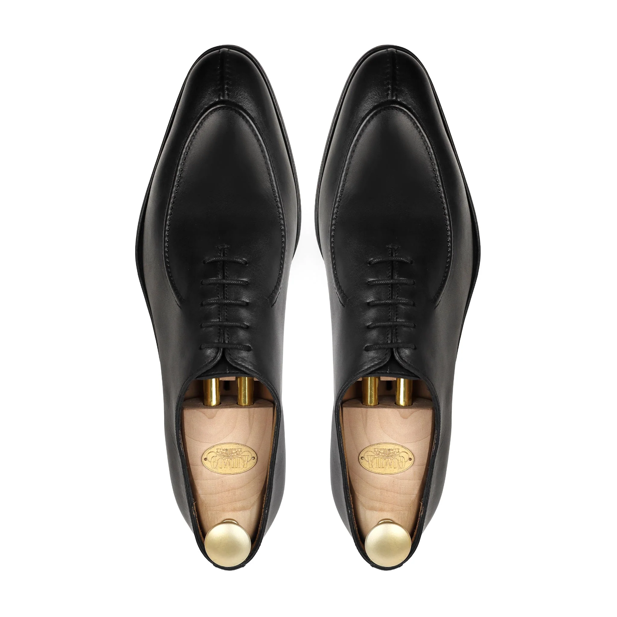 Corded - Men's Black Calf Leather Wholecut Shoe - Image 3