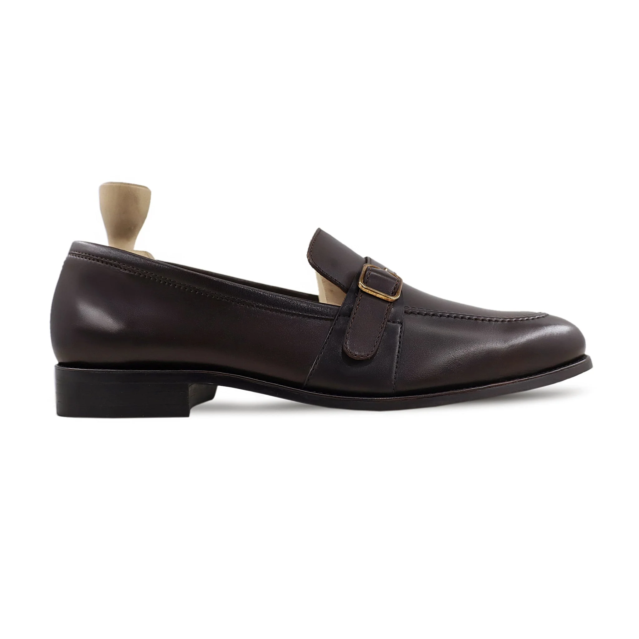 Cyner - Men's Dark Brown Calf Leather Loafer - Image 2