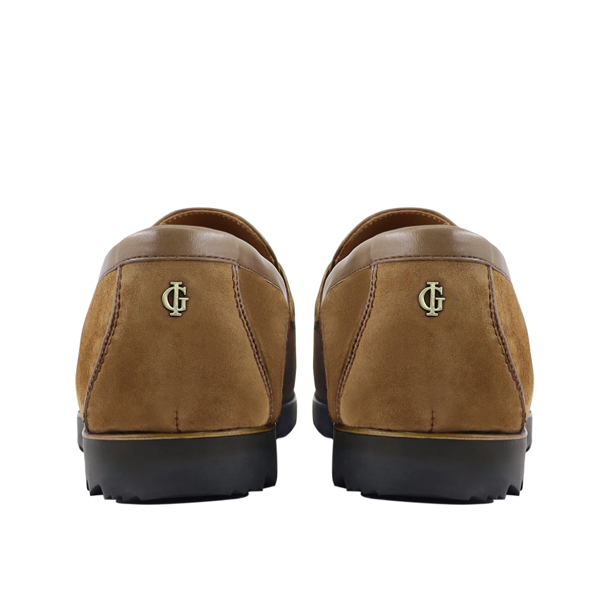 Dacia - Men's Camel Kid Suede Loafer - Image 4