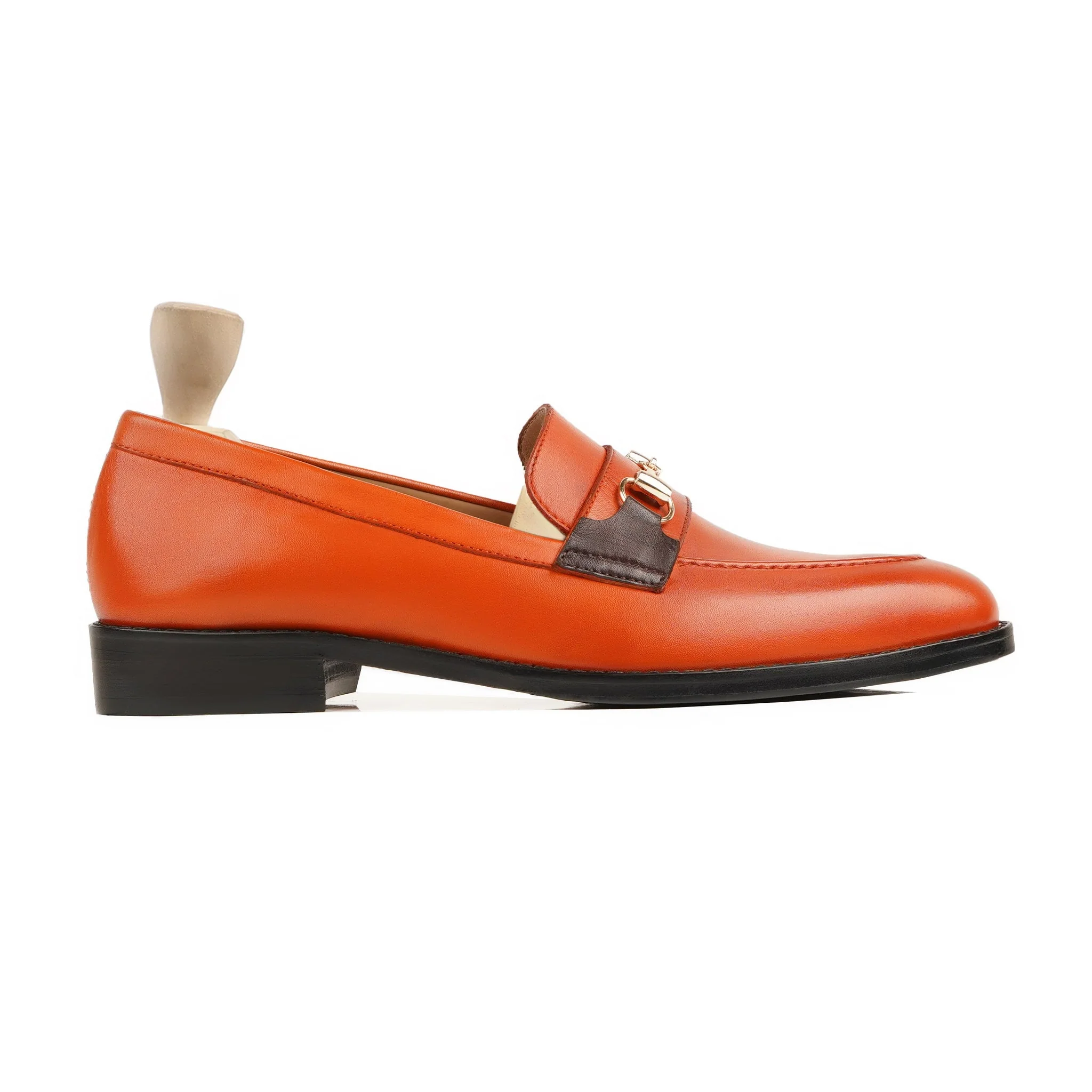 Davis - Men's Tan Calf Leather Loafer - Image 2
