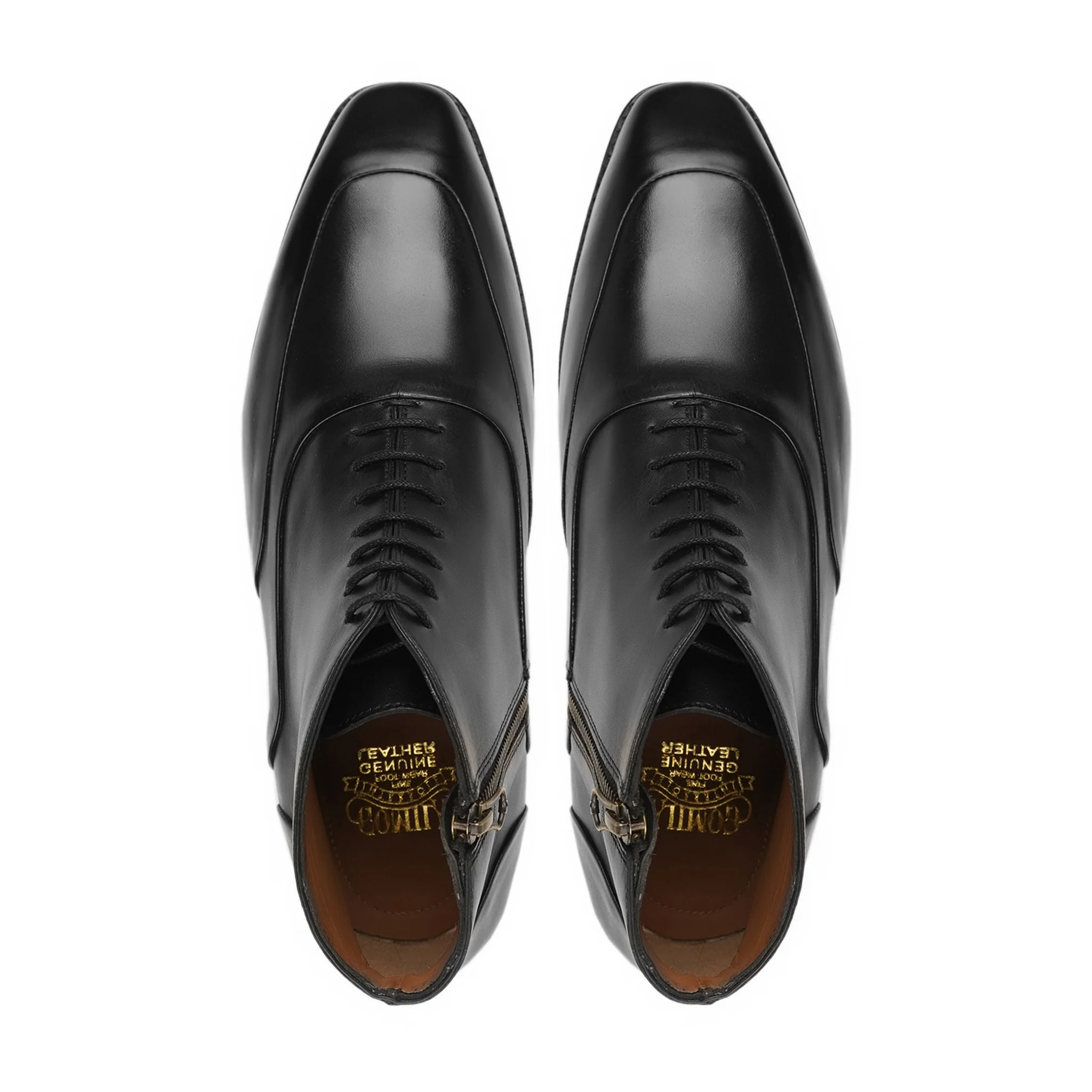 Donduseni - Men's  Black Calf Leather Chukka Boot - Image 3