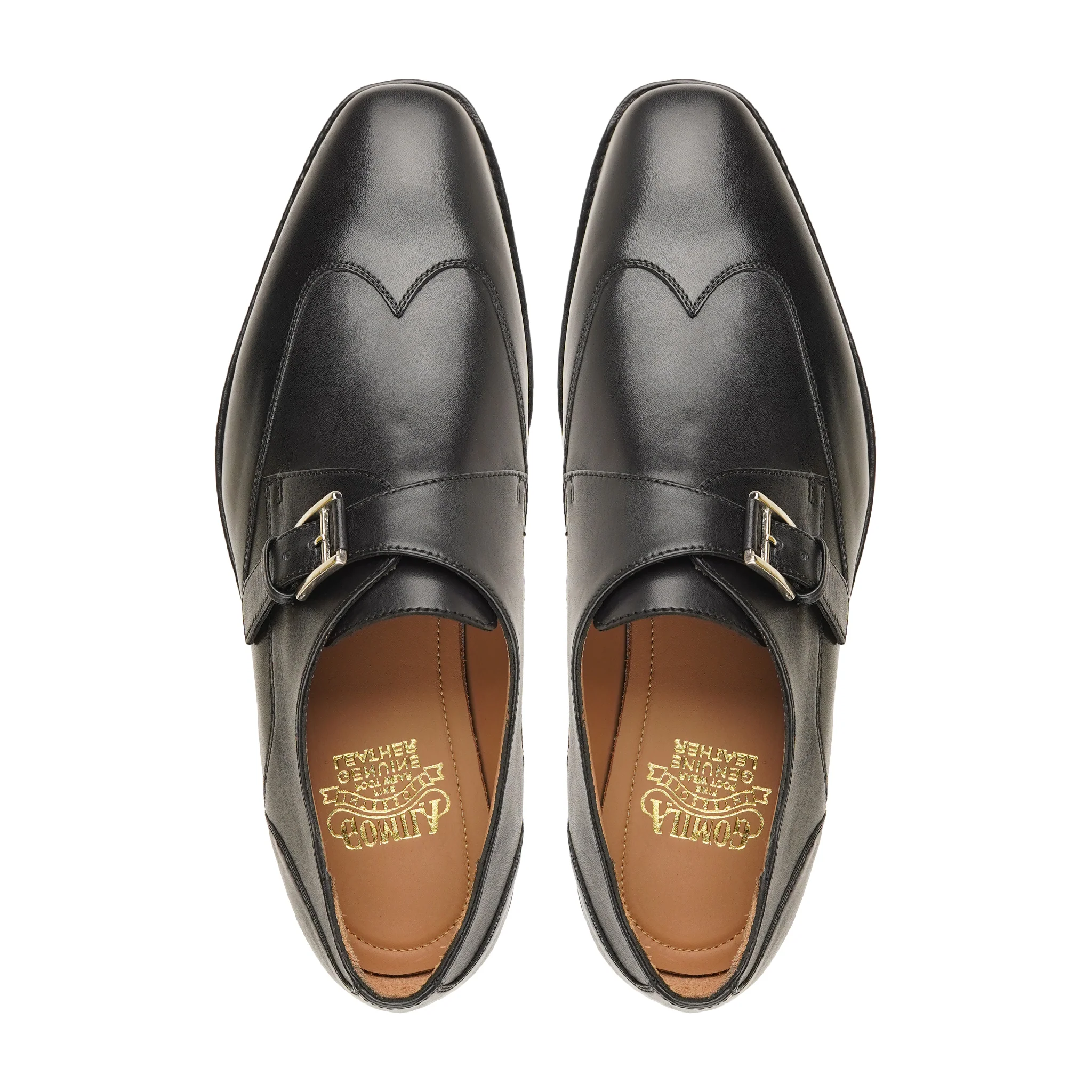 Porsche - Men's Black Calf Leather Single Monkstrap - Image 3