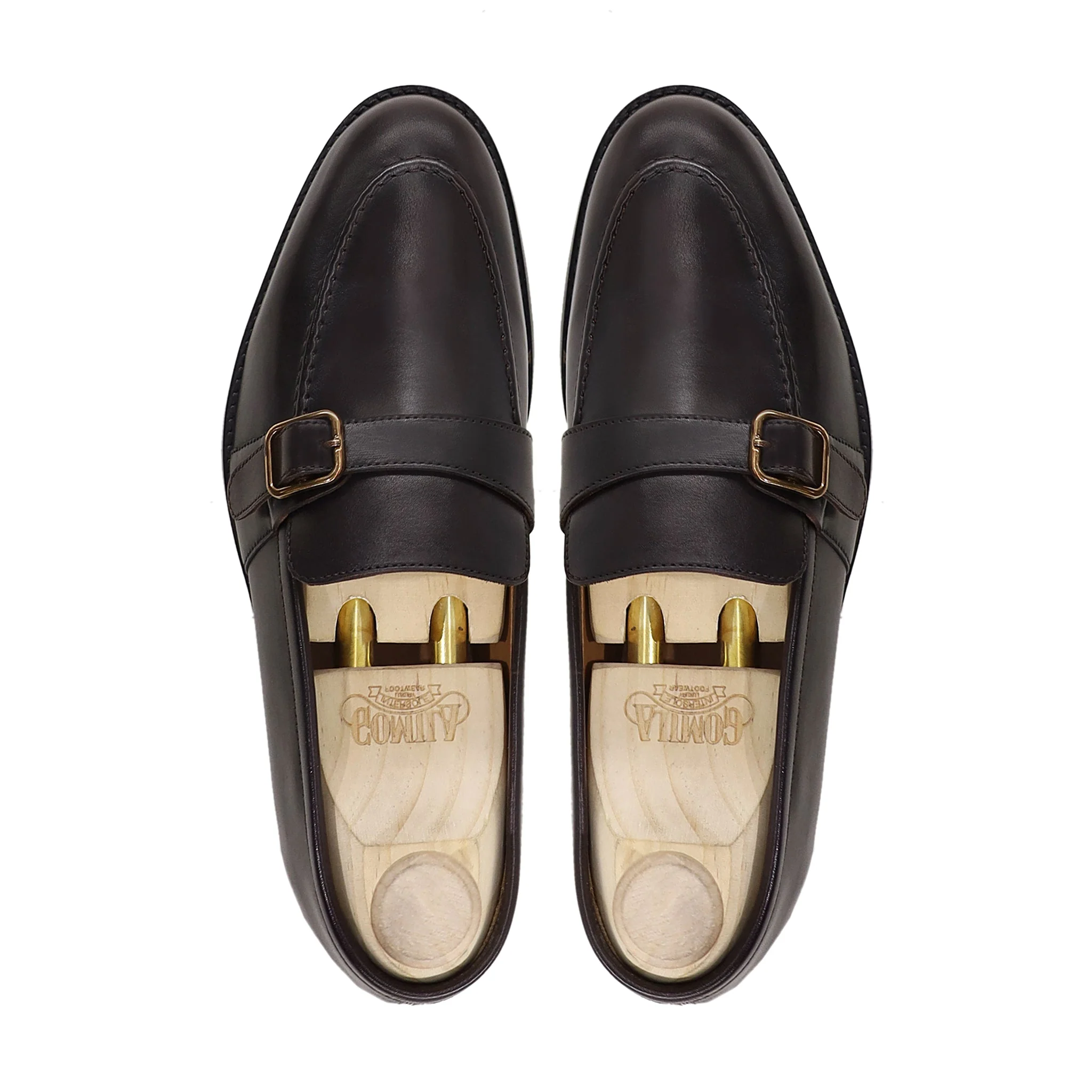 Brixton - Men's Dark Brown Calf Leather Loafer - Image 3