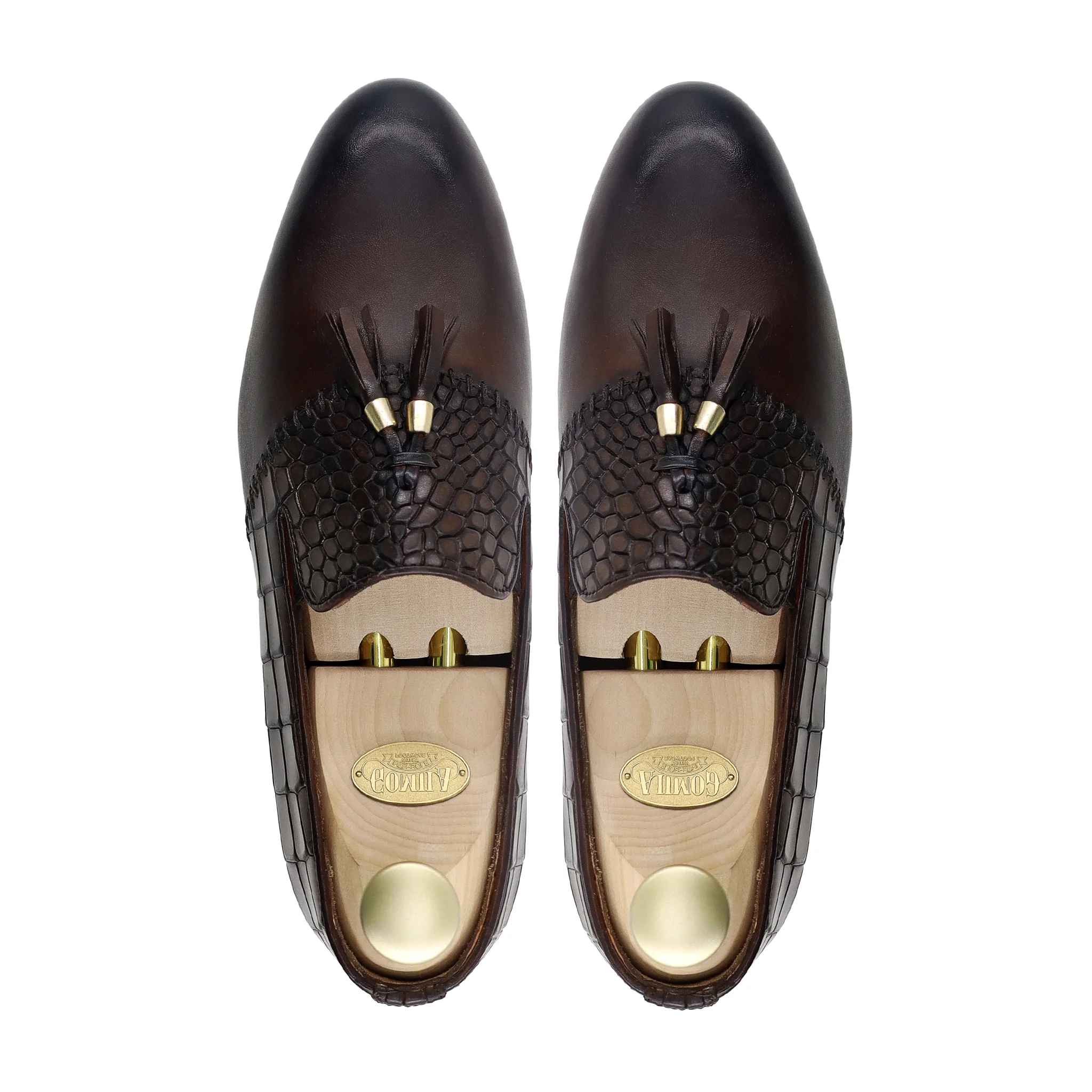 Dwane - Men's Dark Brown Calf Leather Loafer - Image 3