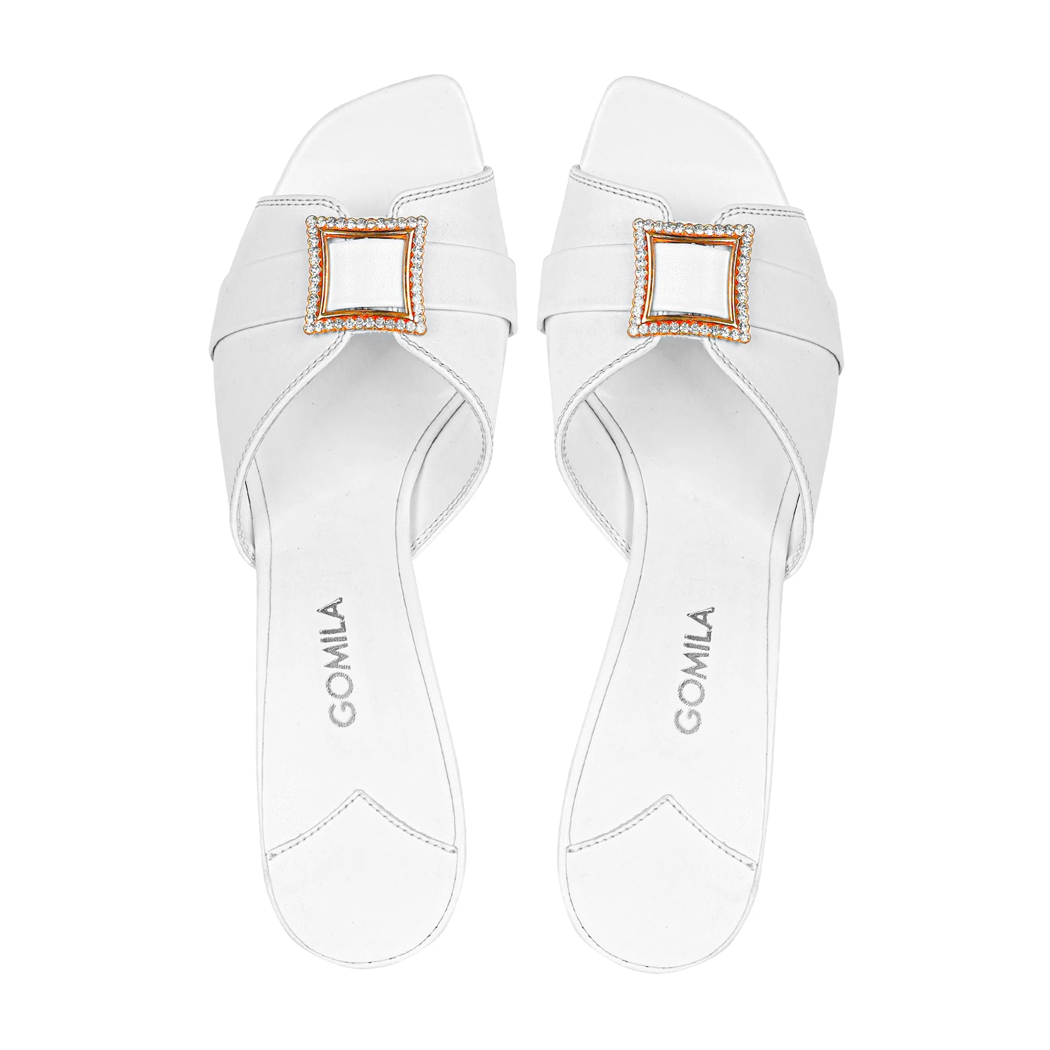 Elora - Women's White Heel - Image 3