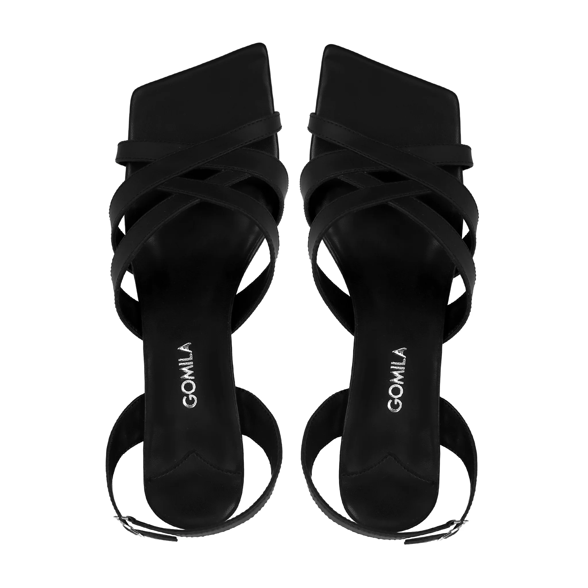 Fion - Women's Black Strapped Heel - Image 3