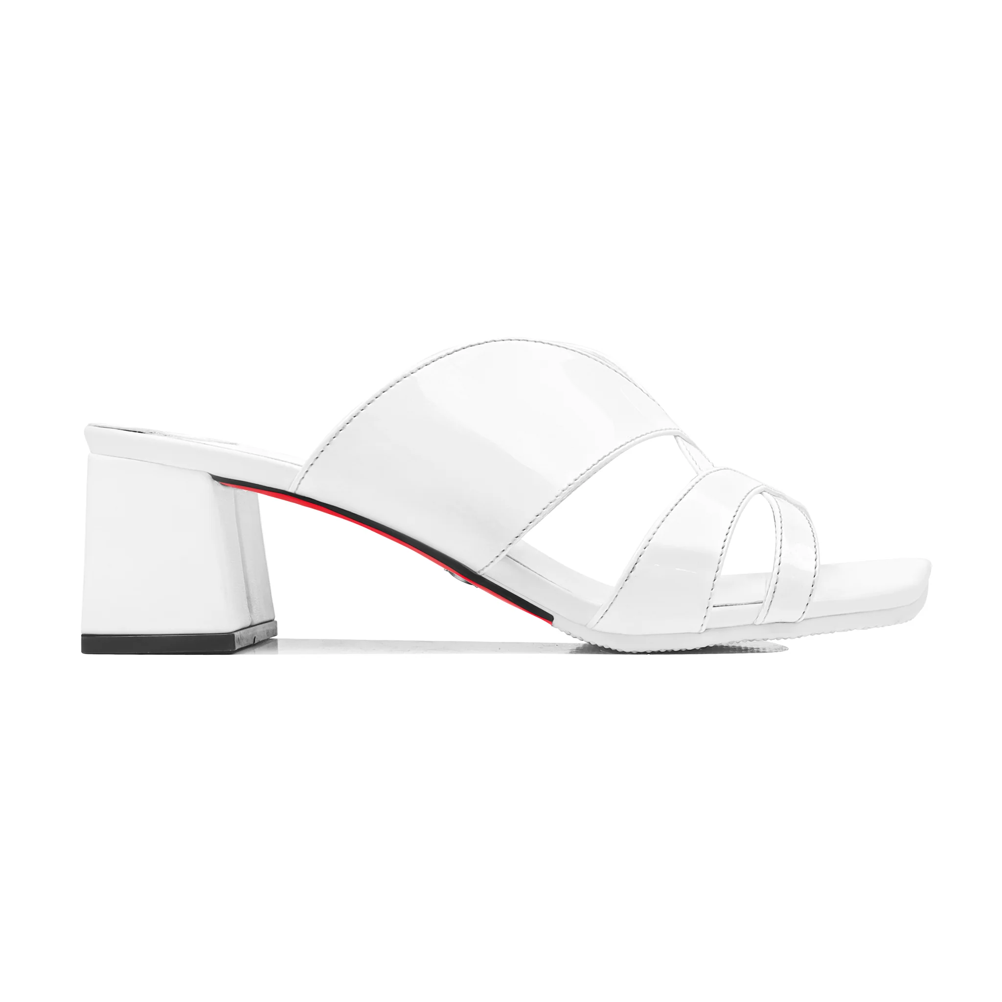 Gleam - Women's White Heels - Image 2