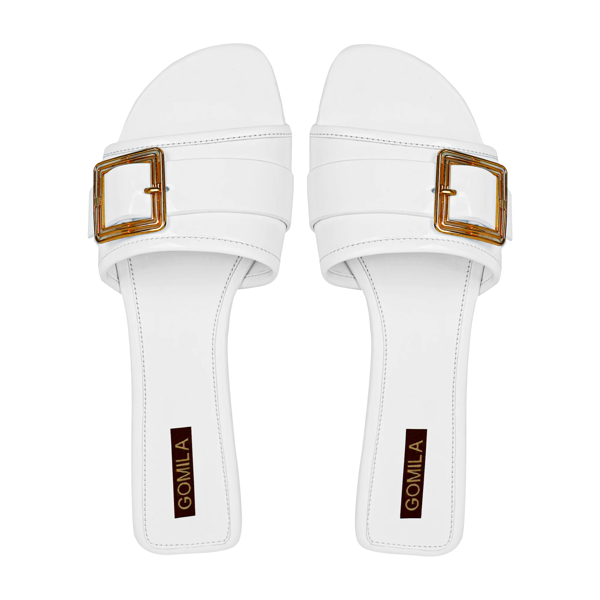 Gabri - Women's White Slipper - Image 3