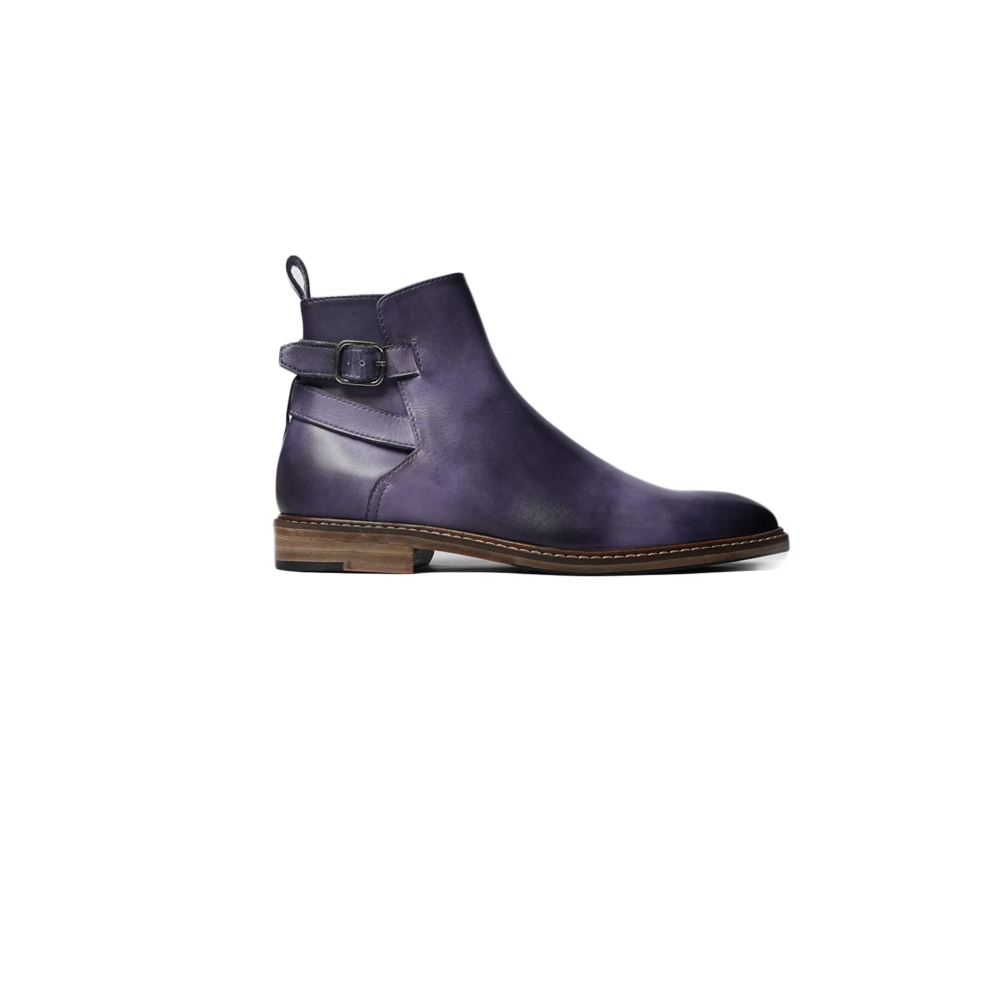 Alejo - Kid's Purple and Lavender Patina Calf Leather Jodhpur Boot (5-12 Years Old) - Image 2