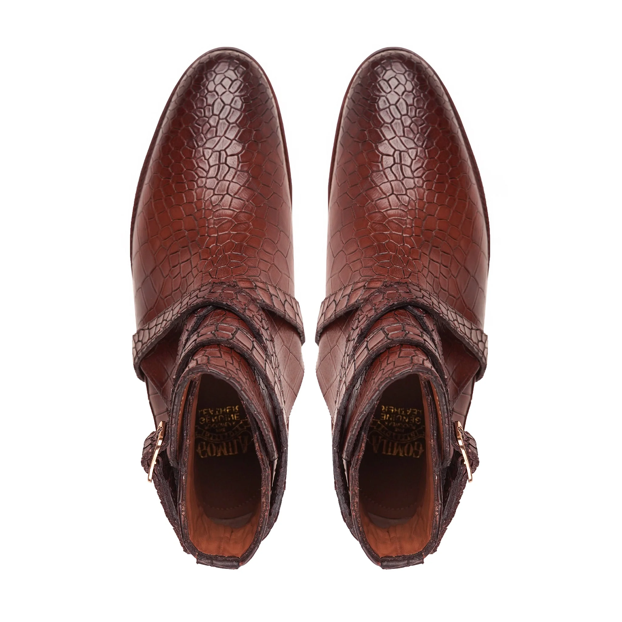 Kongsvinger - Men's Burnished Oxblood Calf Leather Jodhpur Boot - Image 3