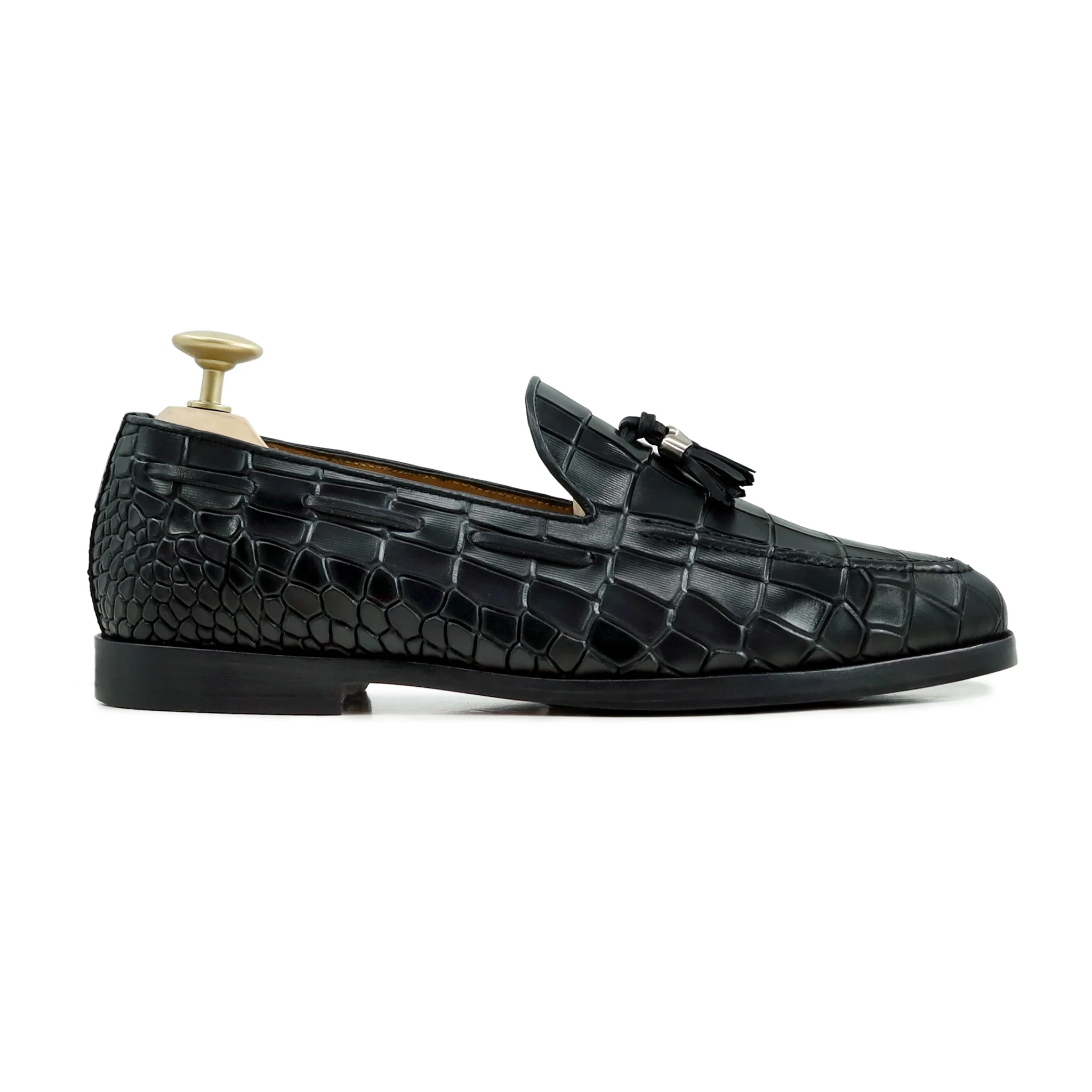Goten - Men's Black Calf Leather Loafer - Image 2