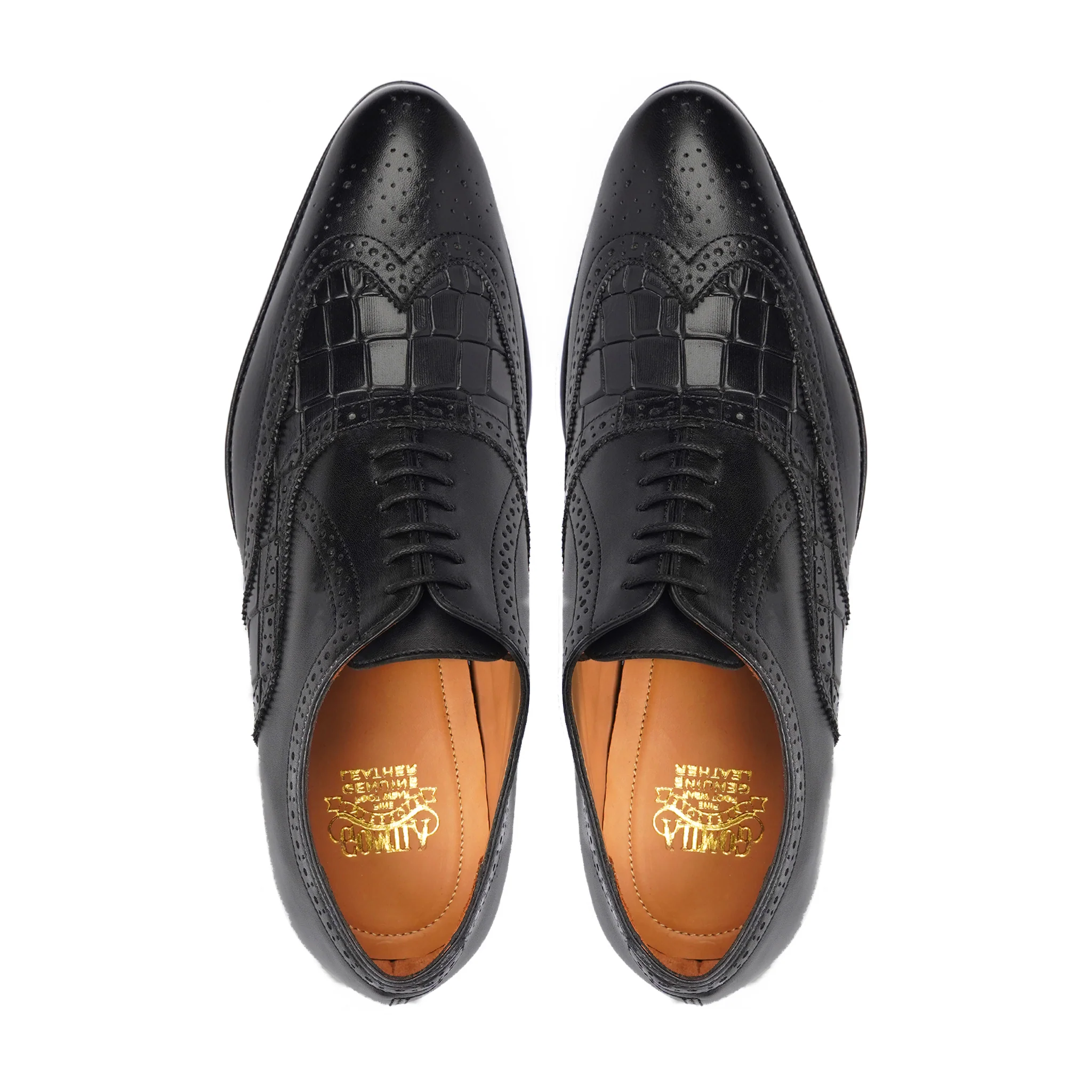 Granada - Men's Black Calf Leather Oxford Shoe - Image 3