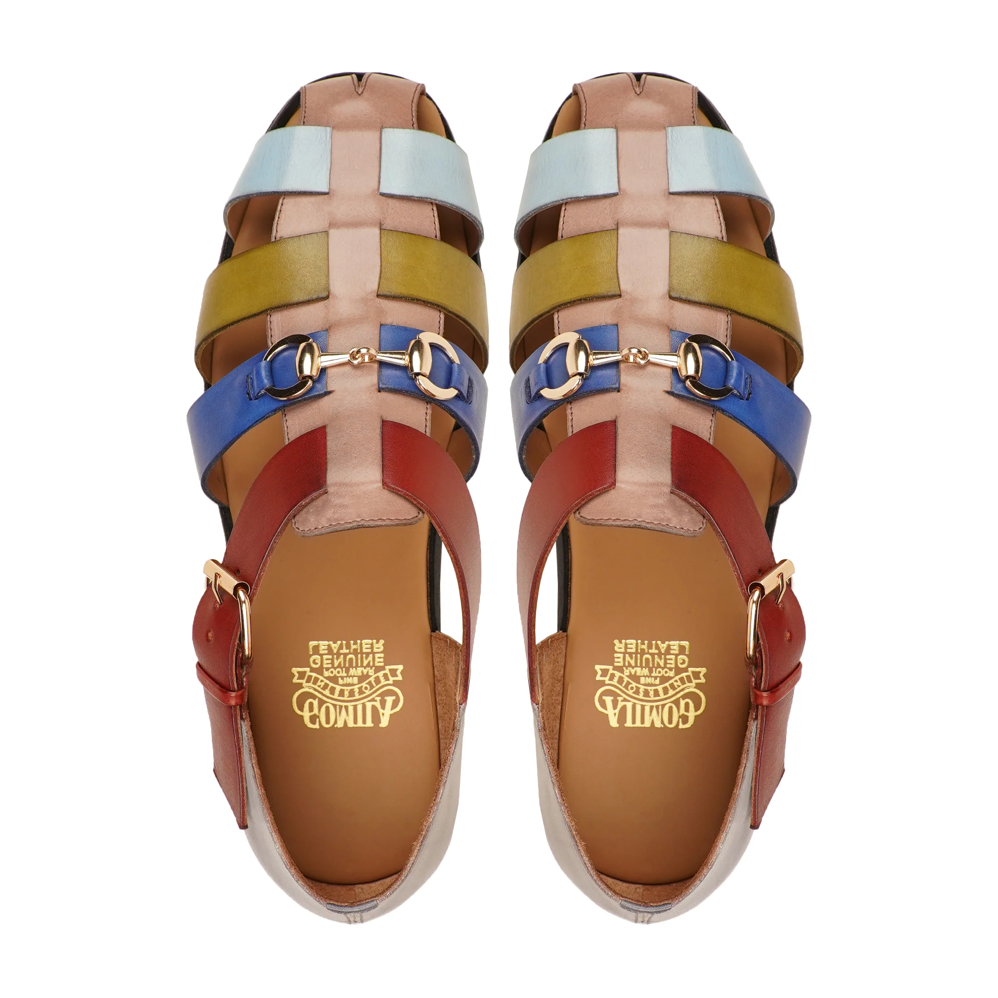 Francis - Men's Multicolour Calf Leather Sandal - Image 3