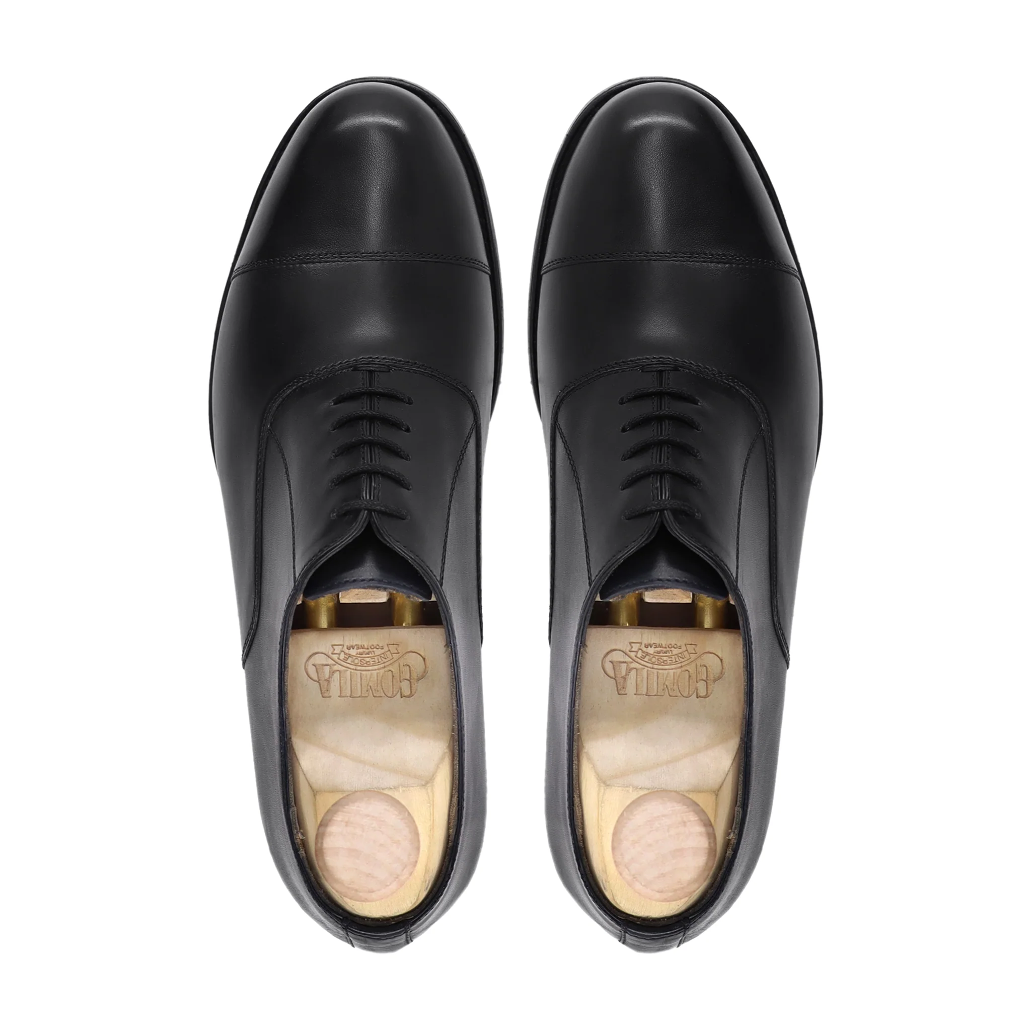 Haydn - Men's Black Calf Leather Oxford Shoe - Image 3