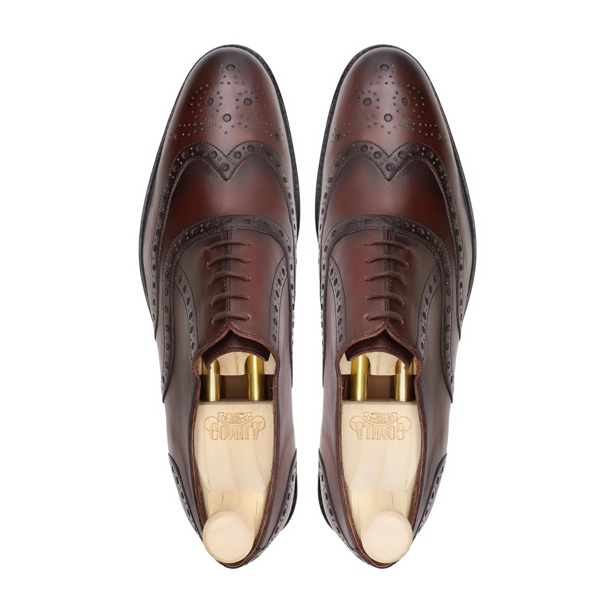 Hemos - Men's Brown Calf Leather Oxford Shoe - Image 3