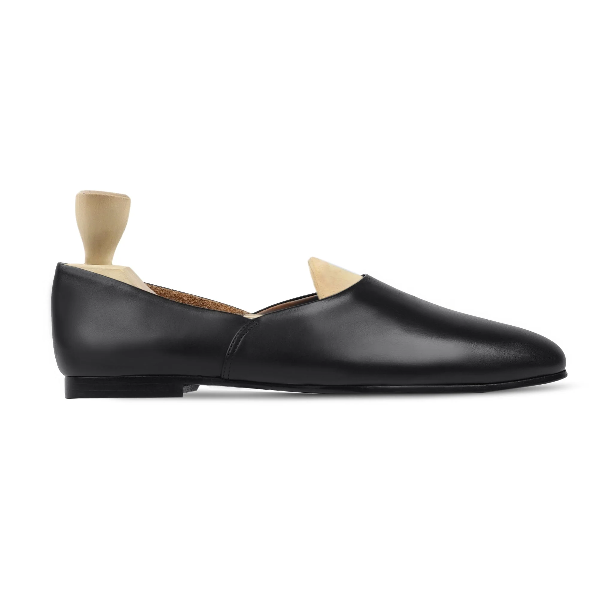 Hiroshaki - Men's Black Calf Leather Loafer - Image 2