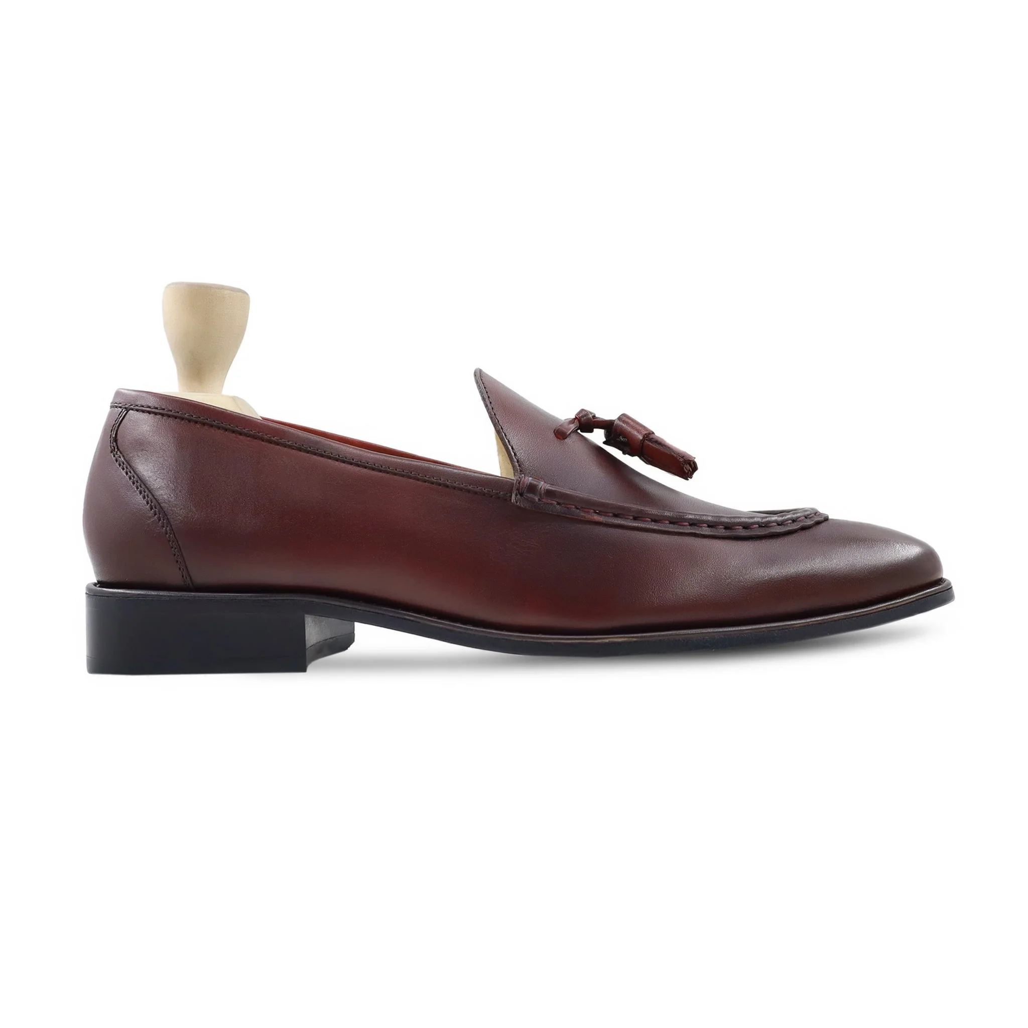 Hrodna - Men's Reddish Brown Calf Leather Loafer - Image 2