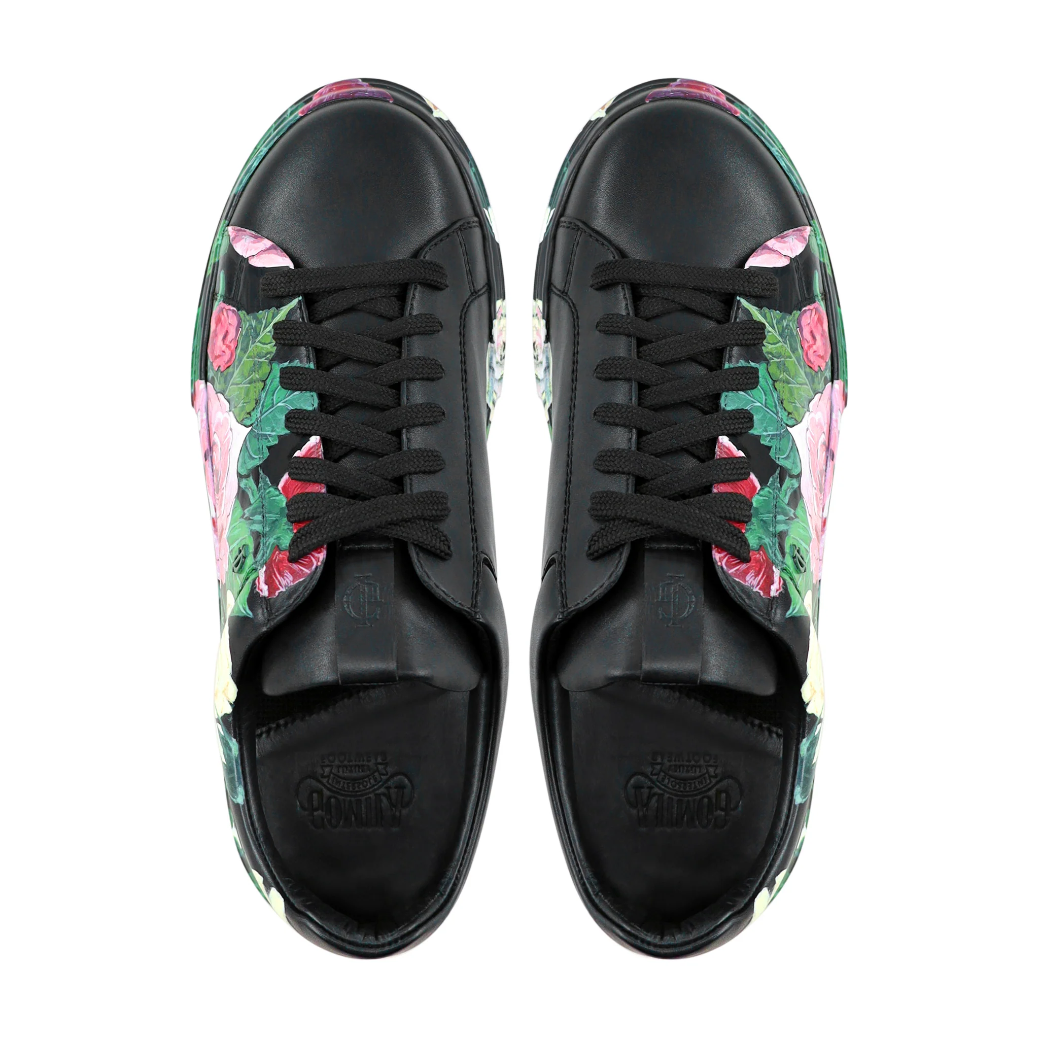 Husky - Men's Black Hand Painted Sneaker - Image 3