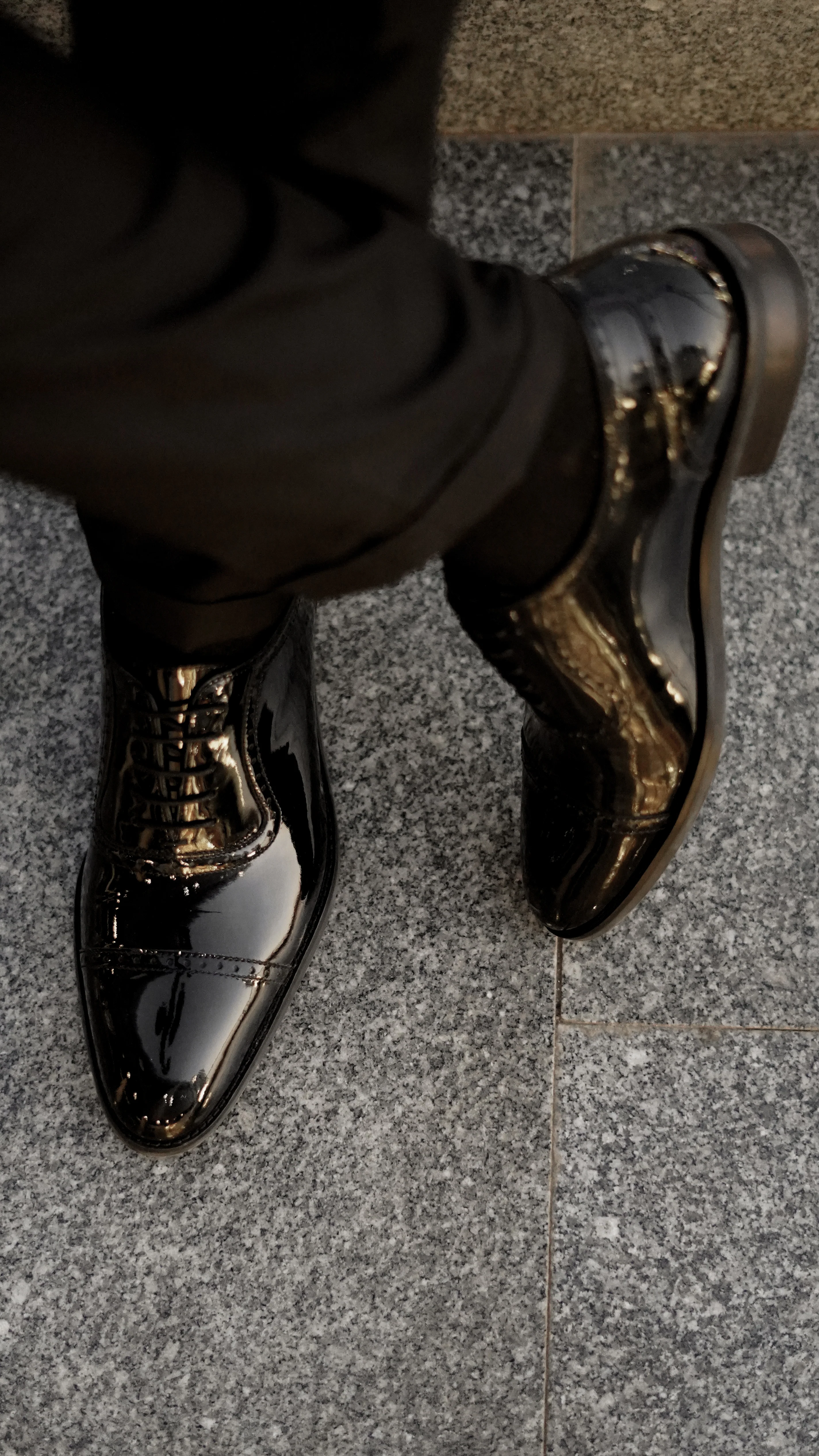 Ingram - Men's Black Patent Leather Oxford Shoe - Image 10