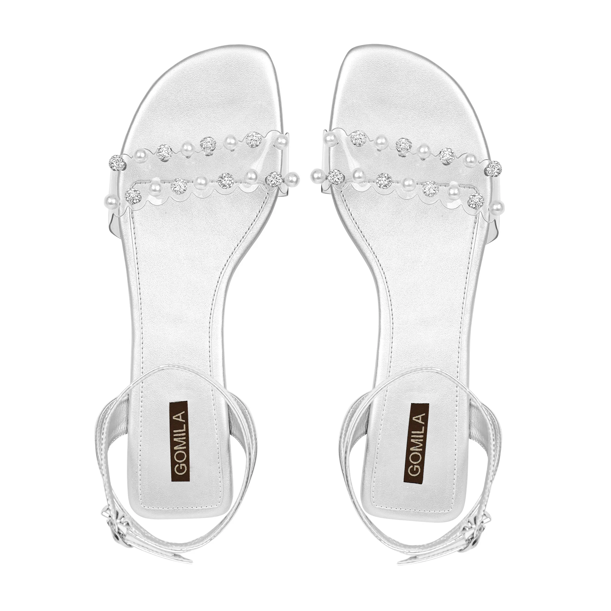 Issey - Women's Silver Sandal - Image 3