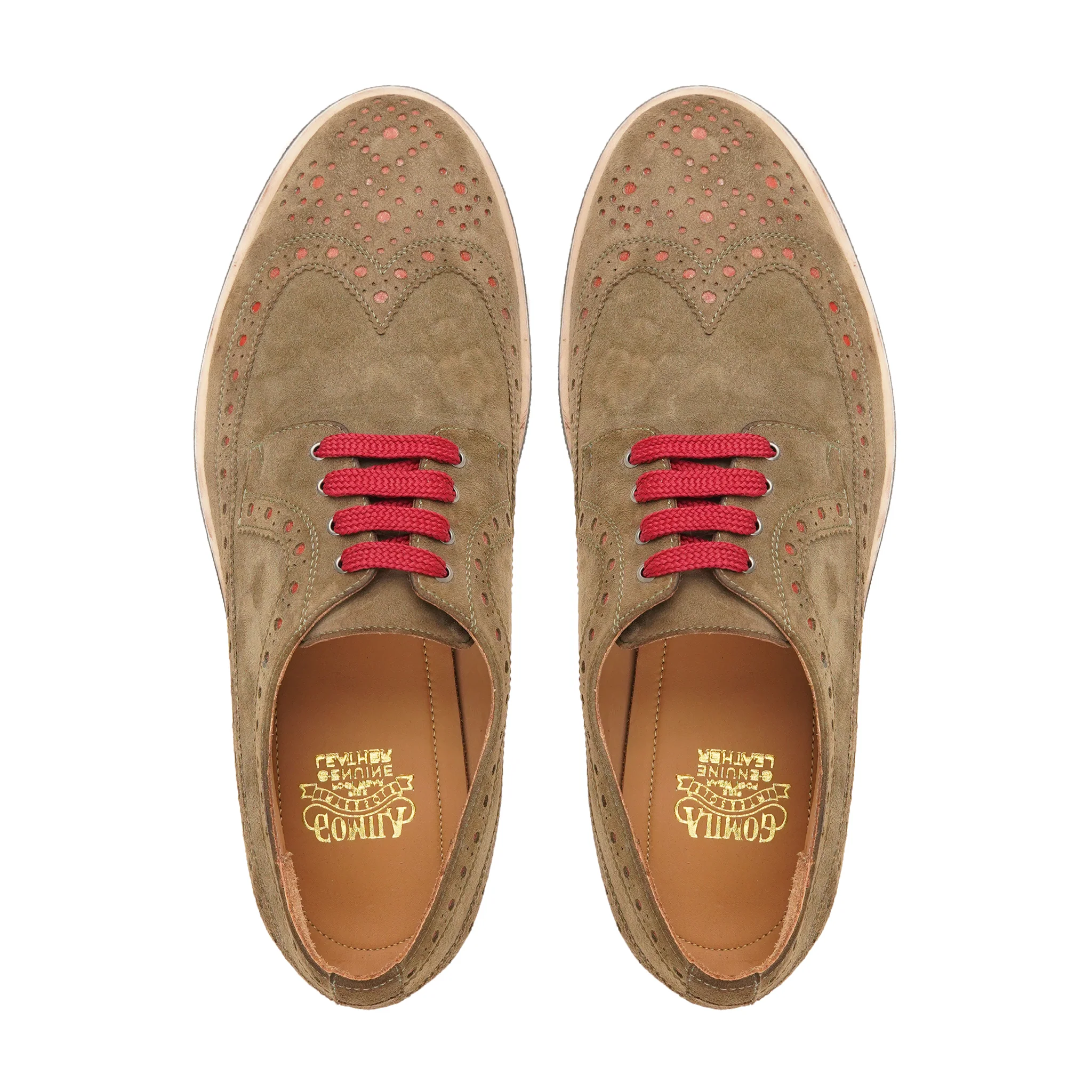 Jack - Men's Light Brown Kid Suede Derby Shoe - Image 3