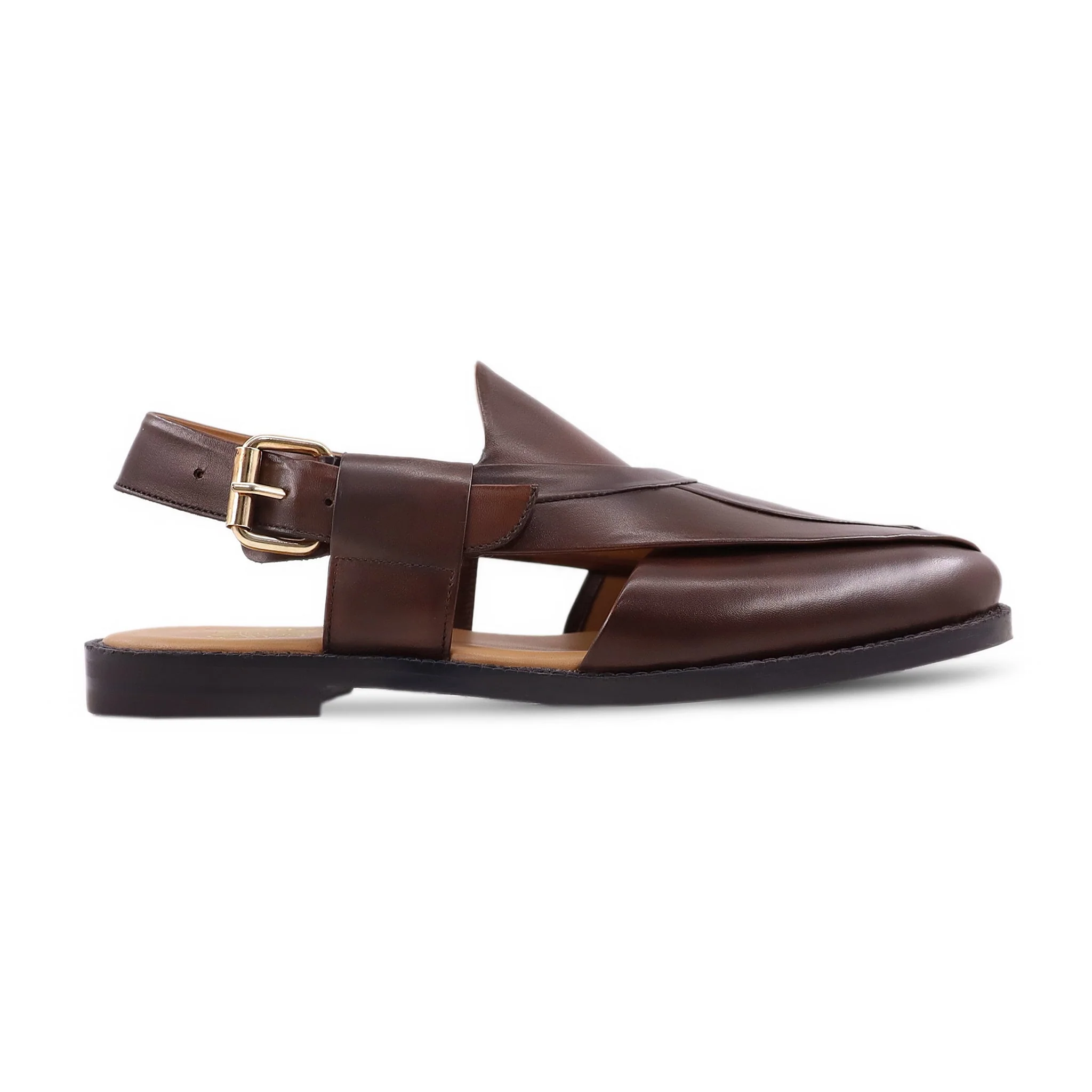 Jarvis - Men's Reddish Brown Calf Leather Sandal - Image 2