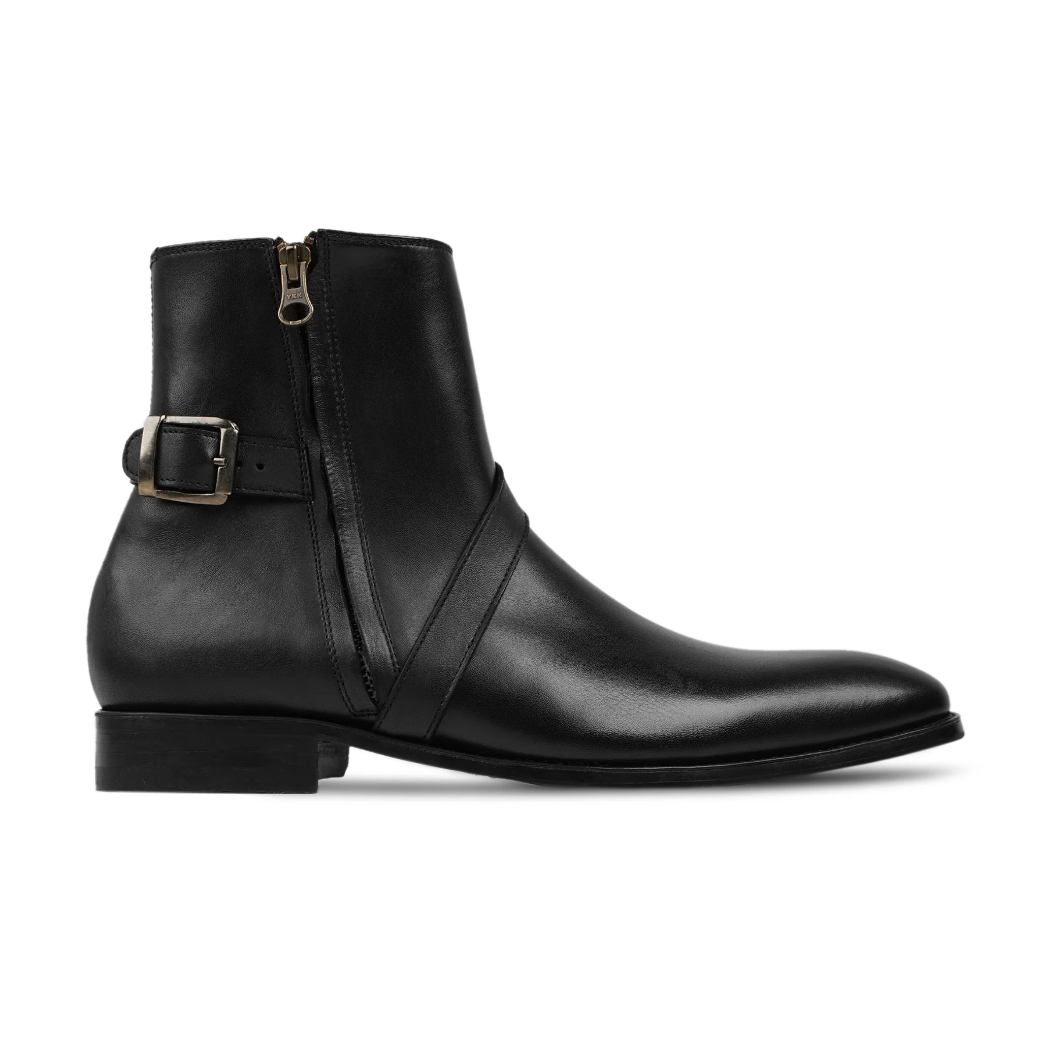 Xanthi - Men's Black Calf Leather Jodhpur Boot - Image 2