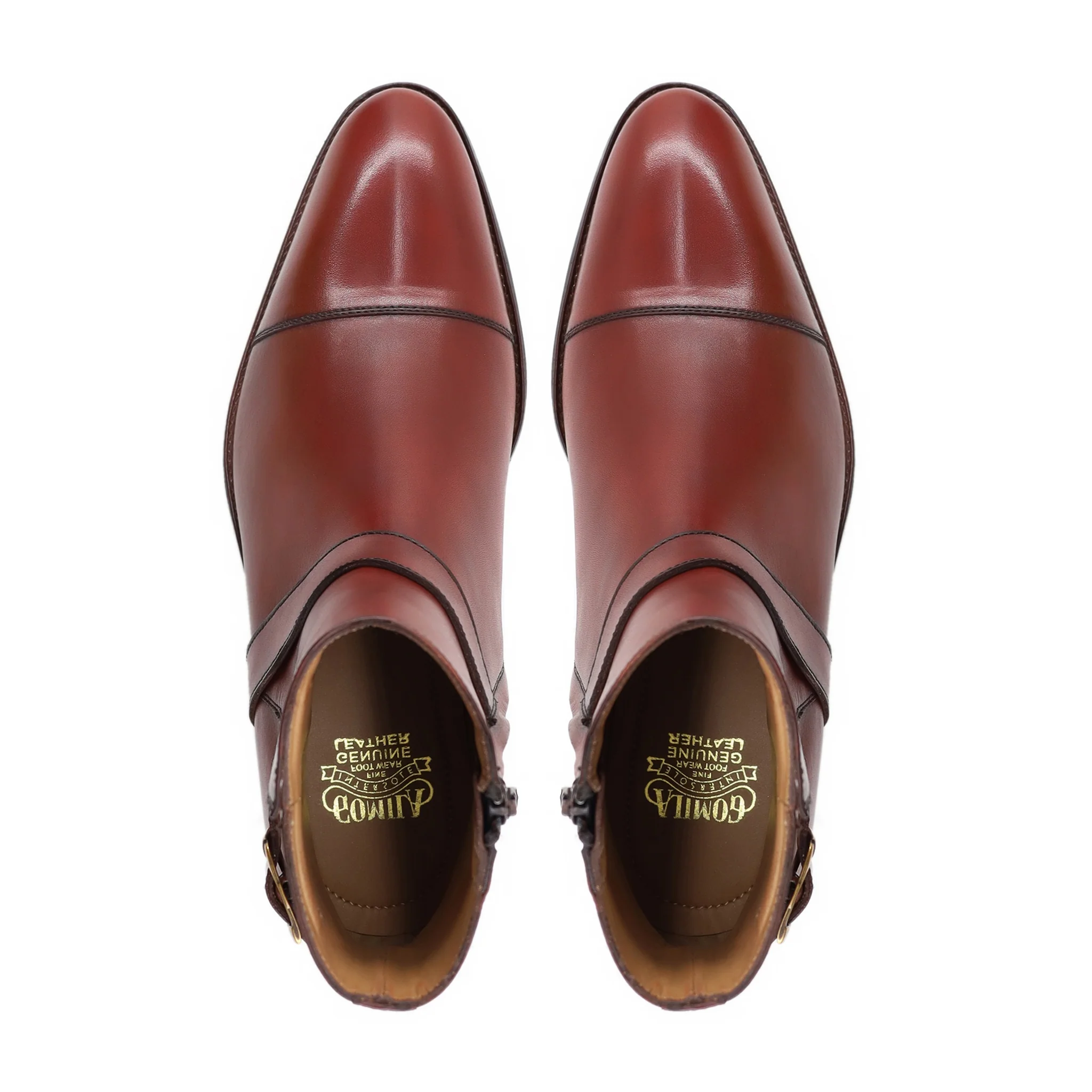Jumbaz - Men's Oxblood Calf Leather Jodhpur Boot - Image 3