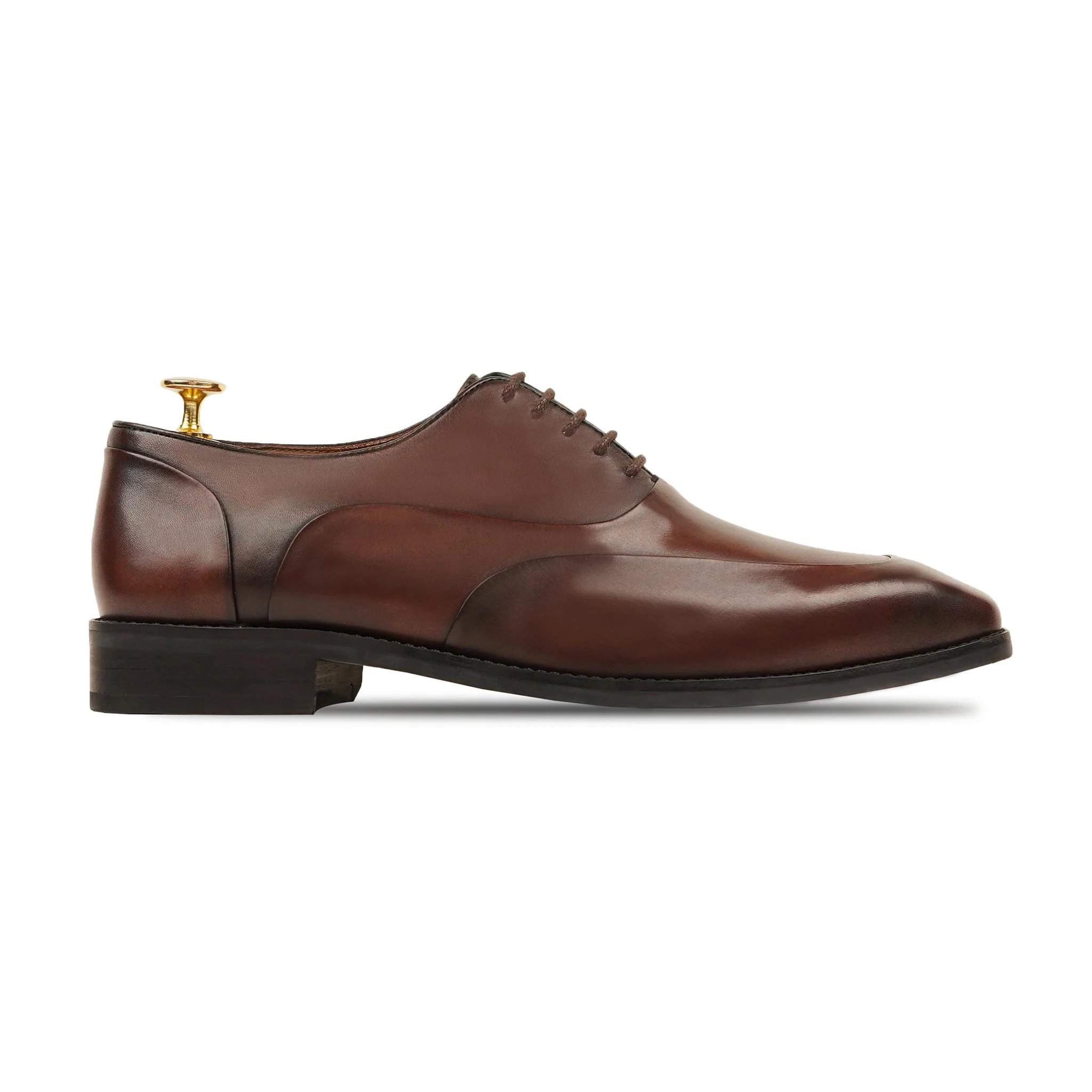 Kabe - Men's Brown Calf Leather Oxford Shoe - Image 2