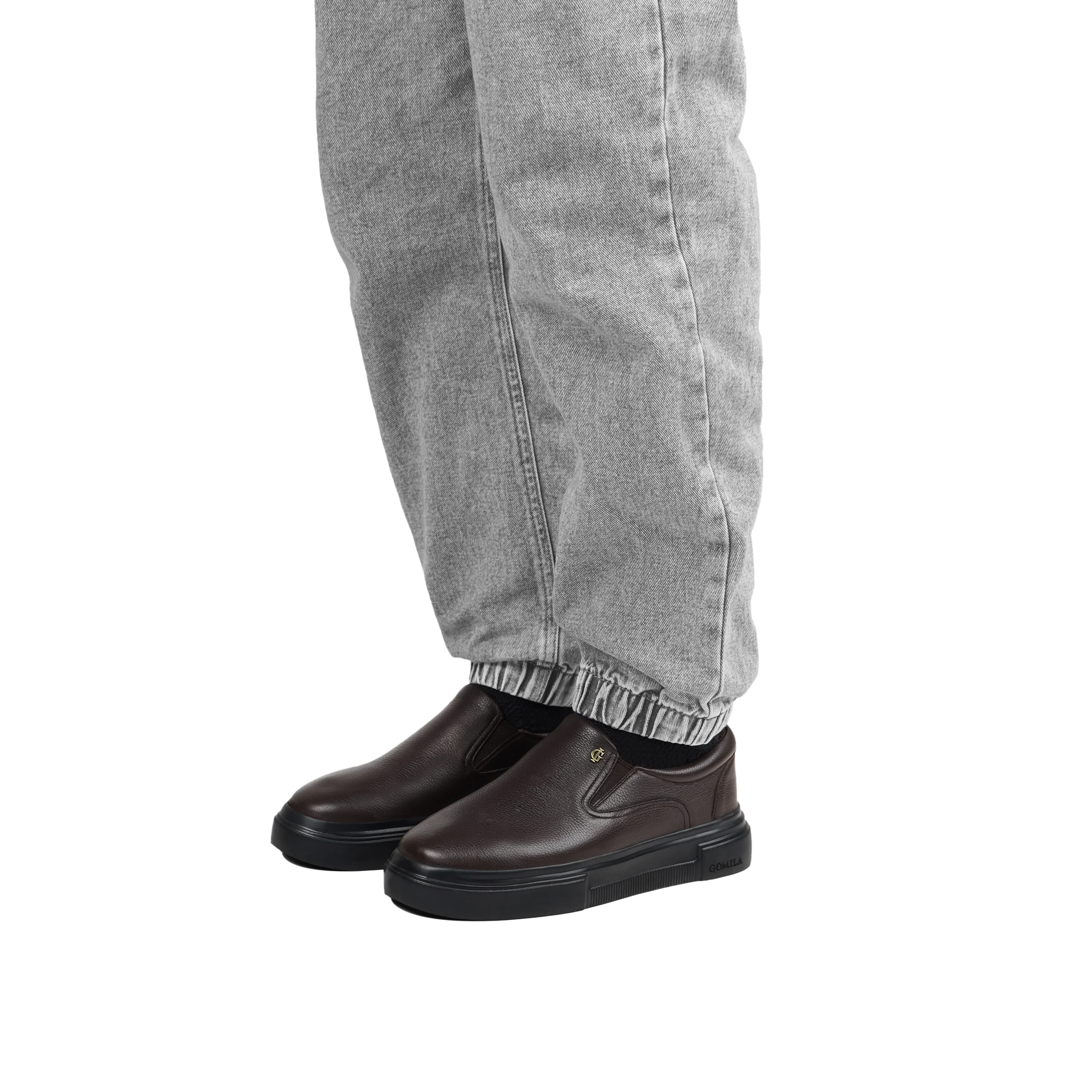 Kanti - Men's Dark Brown Sneaker - Image 4